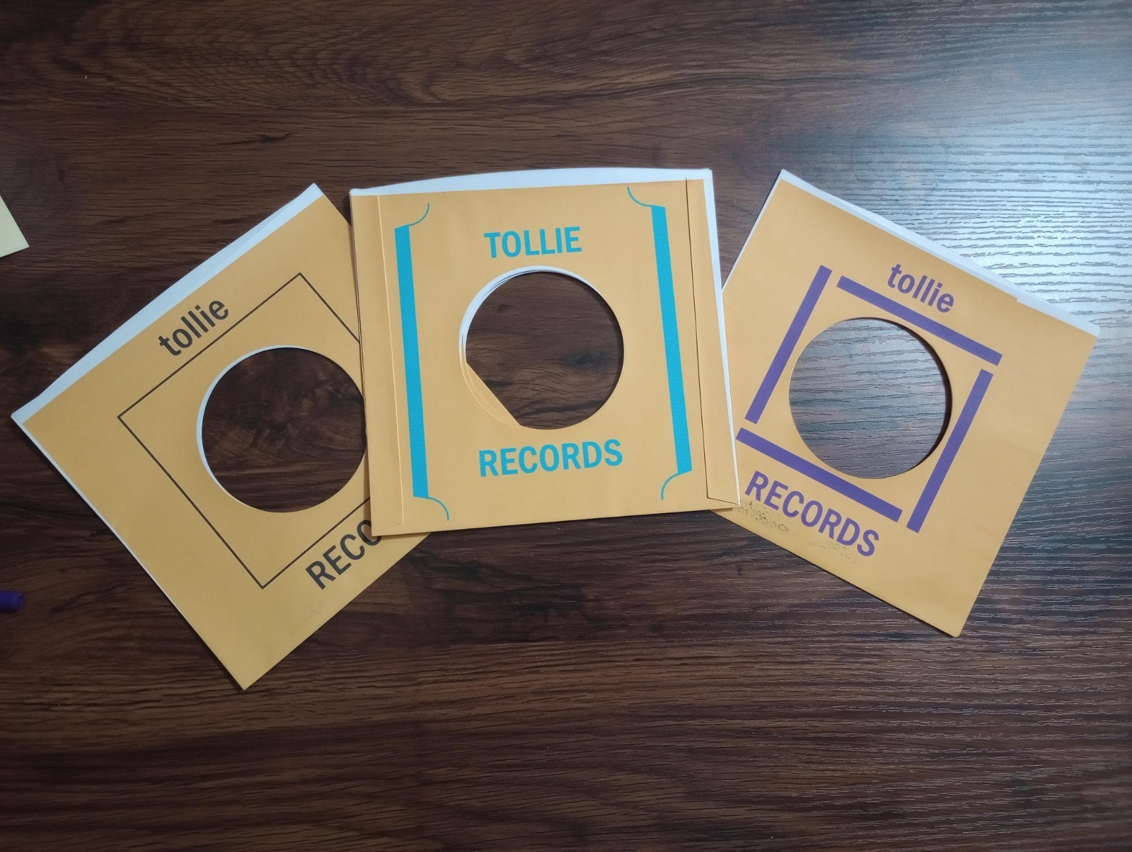 The Beatles Tollie Fantasy 45 Company Sleeves!Three Pack (You Choose the Design)
