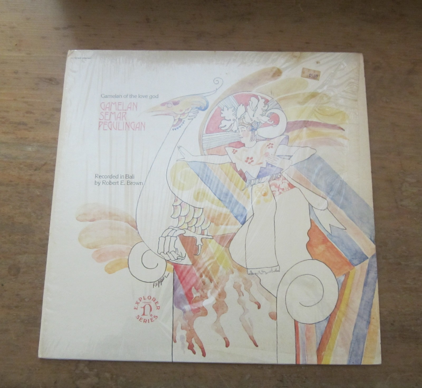 Gamelan Semar Pegulingan Robert Brown Nonesuch H-72046 LP