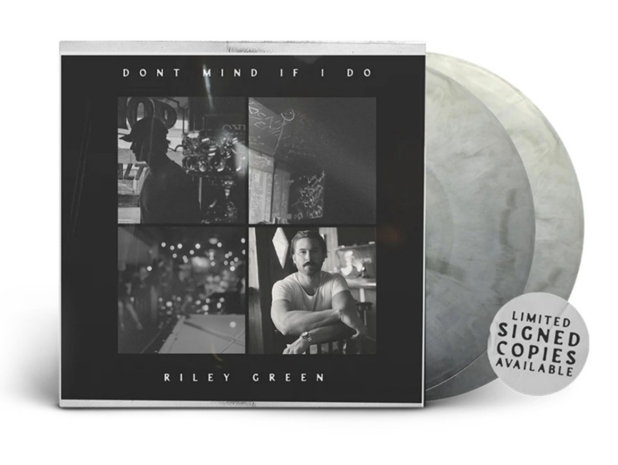 Autographed Riley Green Don’t Mind If I Do LP Signed Vinyl Jesus Ella Langley