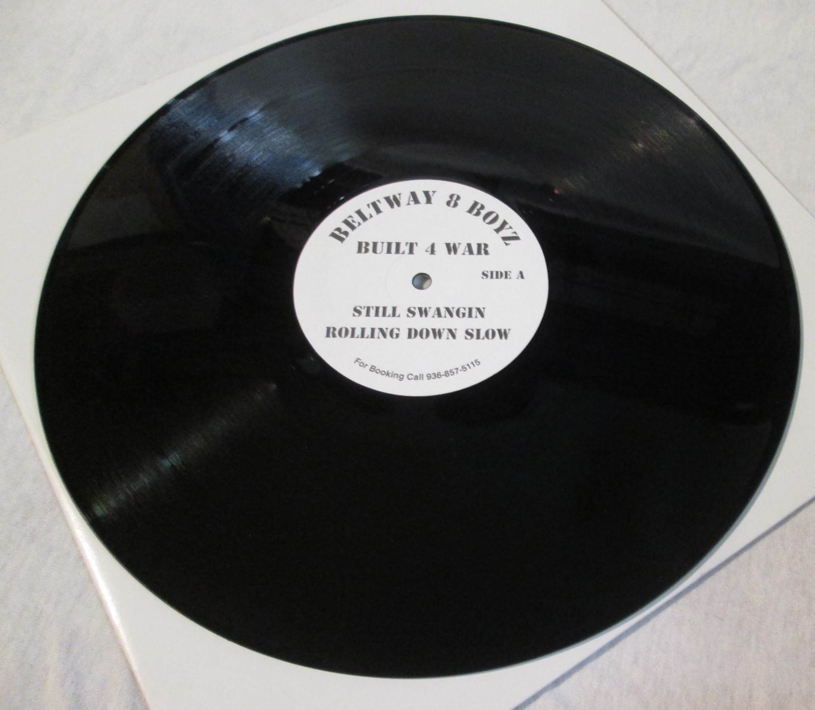 BELTWAY 8 BOYZ – Built 4 War 2002 Gangsta Rap White Label Sampler