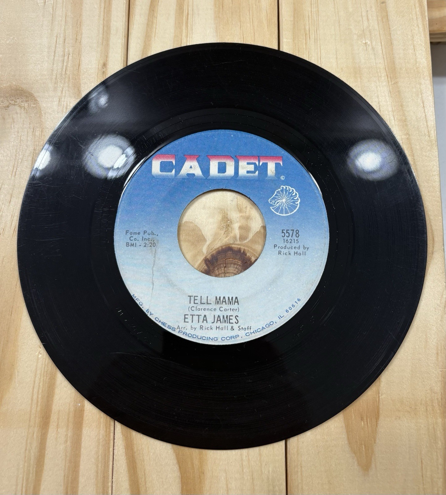 Etta James – Tell Mama / I’d Rather Go Blind 1967 OG Press VG Read Description