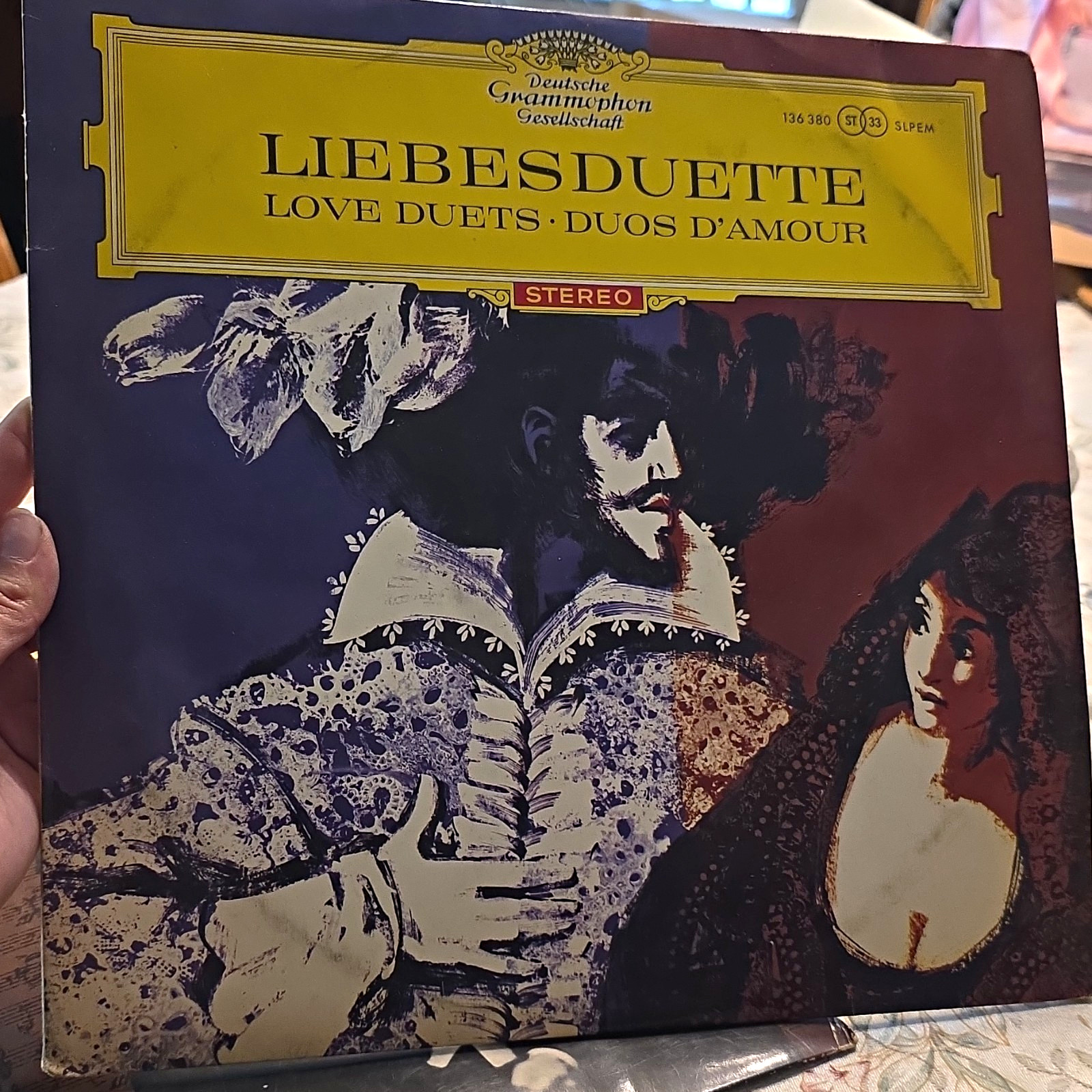 Deutsche Grammophon Liebes-Duette 136 380 Stereo Vinyl LP Classical Opera