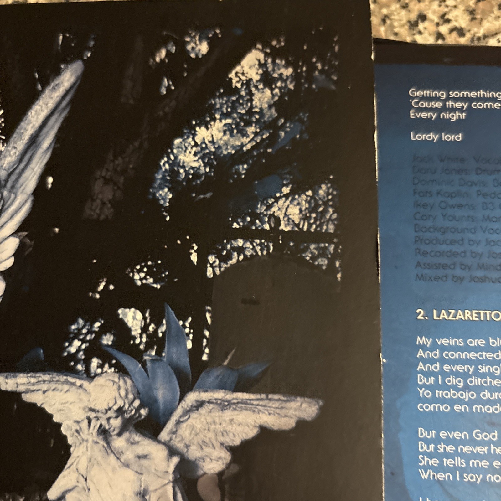 Jack White Lazzaretto, LPs, Records, Vinyl, Indie Rock 2014 NM/VG+ W Lyric Sheet