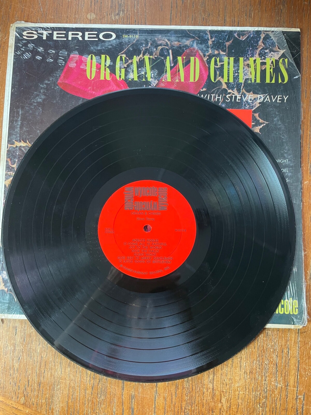 Steve Davey Organ and Chimes LP Wyncote SW-9119, US