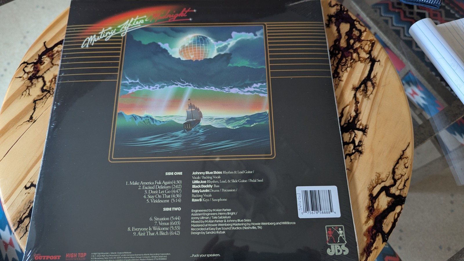 Johnny Blue Skies & the Dark Clouds – Mutiny After Midnight LP (Indie,Red Vinyl)