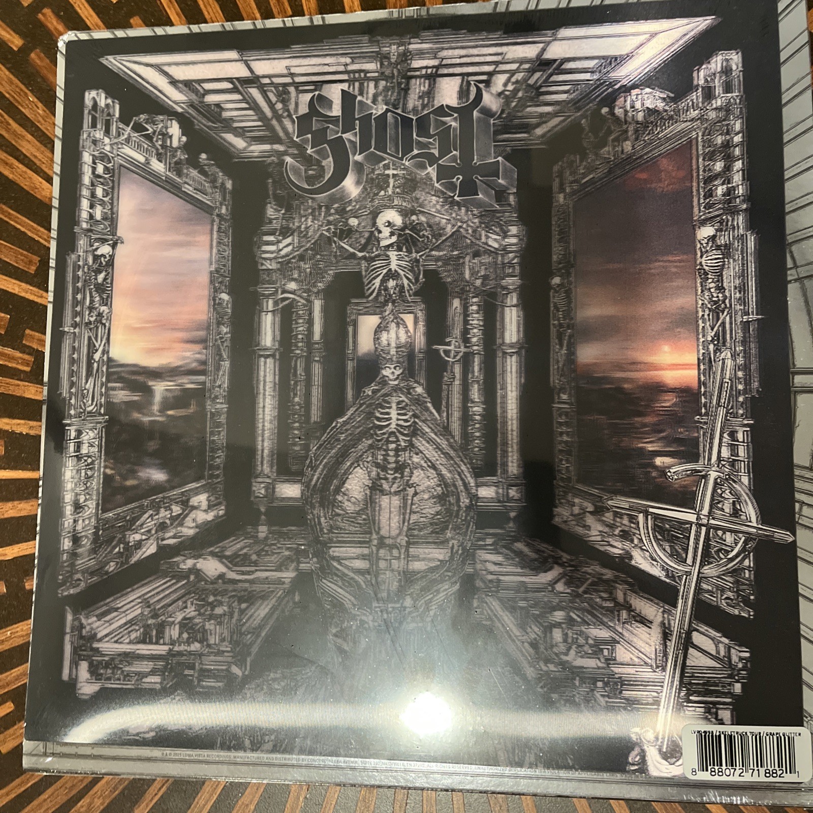 Ghost – Skeleta – Grape Glitter Vinyl Tour Exclusive Lenticular Skeletour Sealed