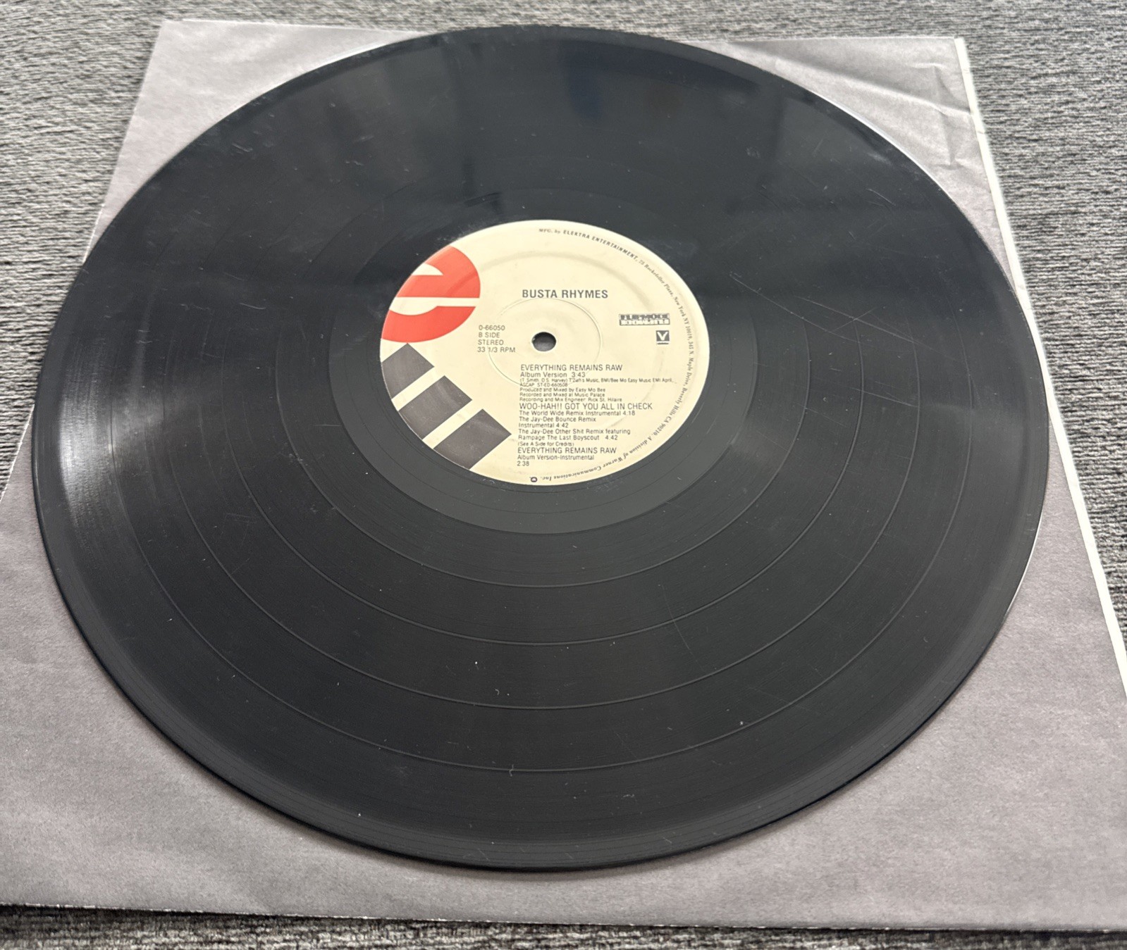 Busta Rhymes – Woo-Hah!! Got You All In Check (12″) 1996 Vinyl Record LP
