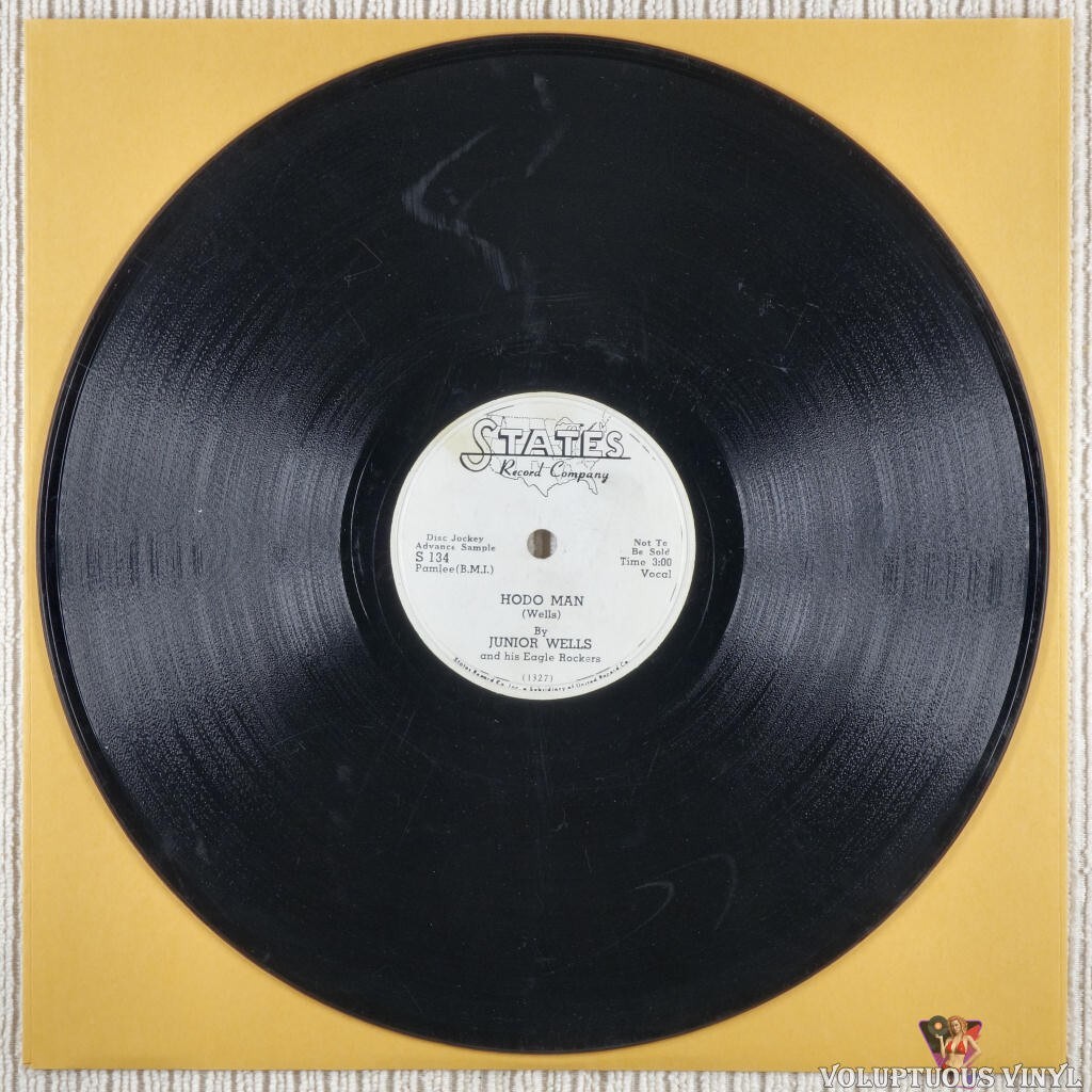 Junior Wells & His Eagle Rockers – Hodo Man /Junior’s Wail (1954) 10″ Shellac 78