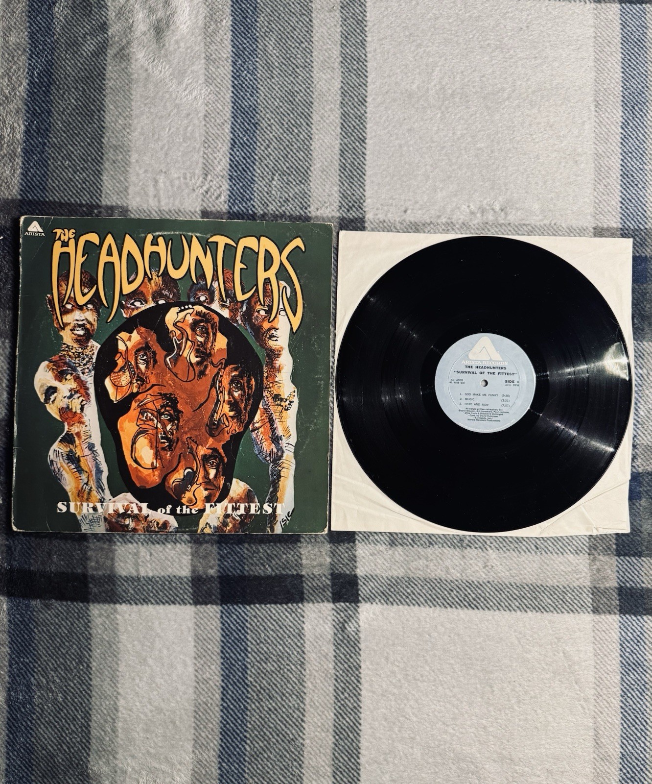 The Headhunters “Survival Of The Fittest” AL 4038 1975 LP (US, Monarch)