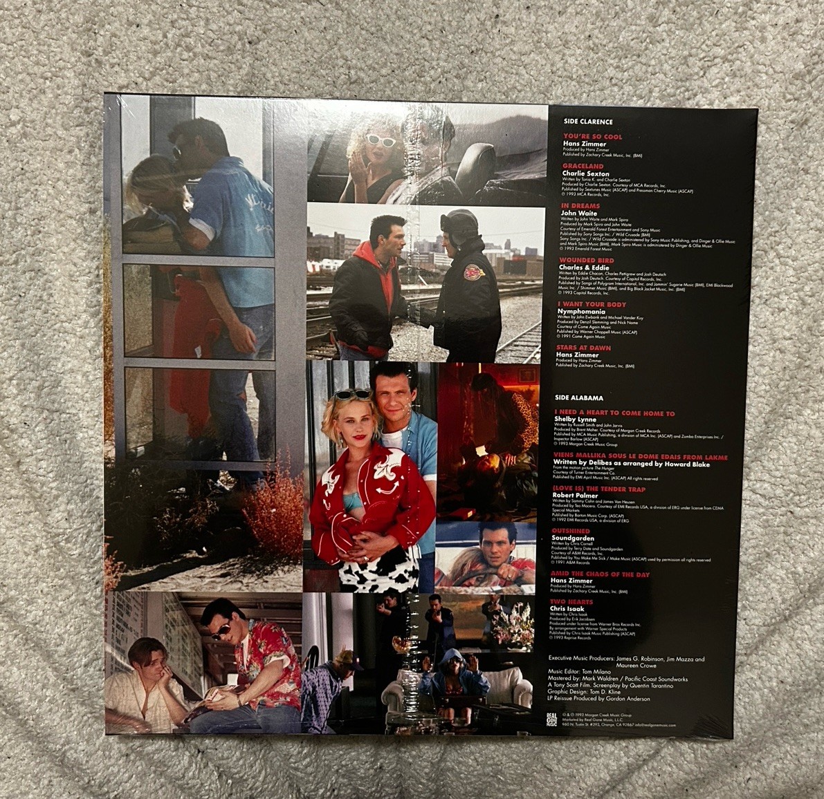 TRUE ROMANCE Soundtrack NEW QUASAR WEB EDITION W/HYPE STICKER/100 Limited Purple