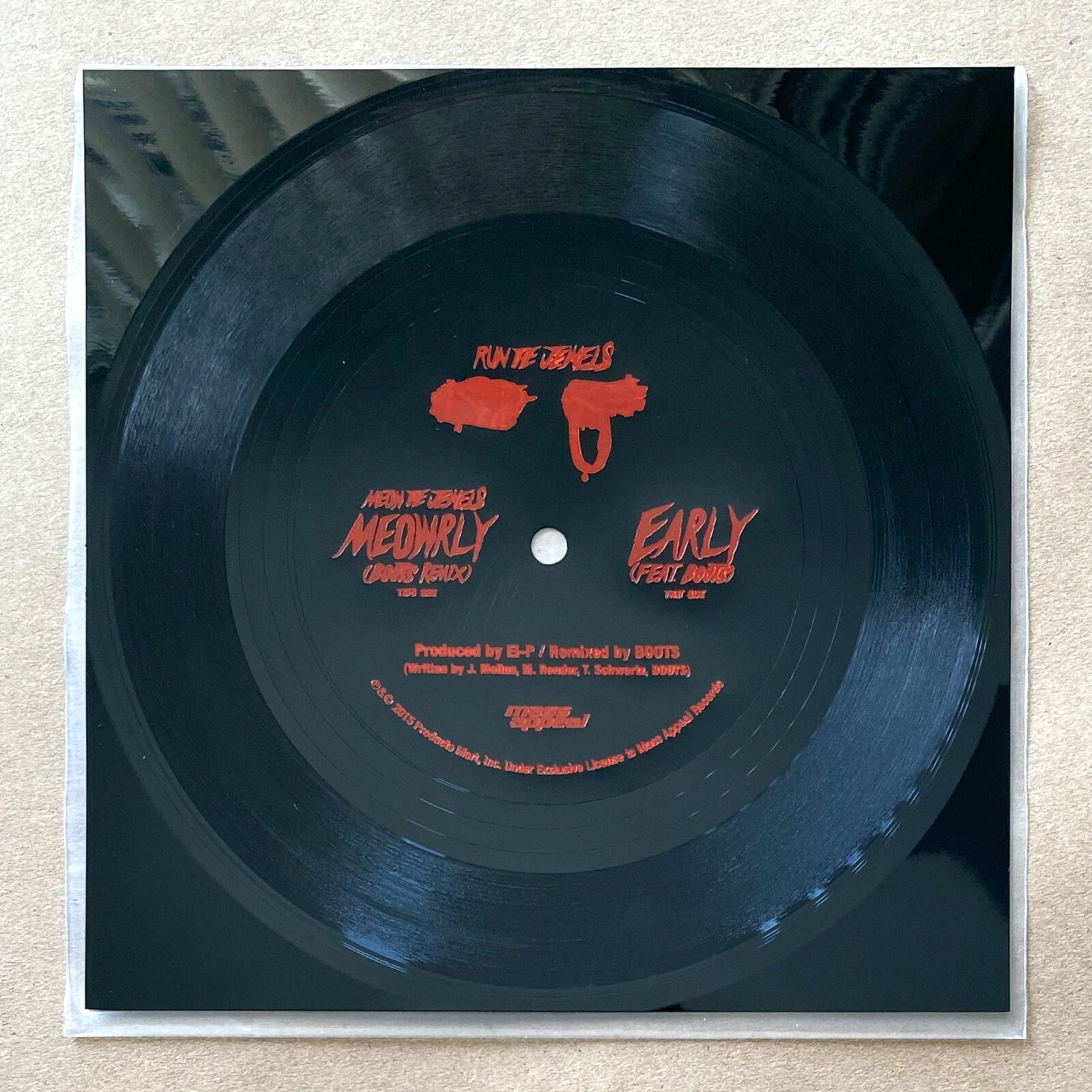 Run The Jewels Meowrly Early Flexi 7″ Promo Single LP Mass Appeal El-P RTJ Rare