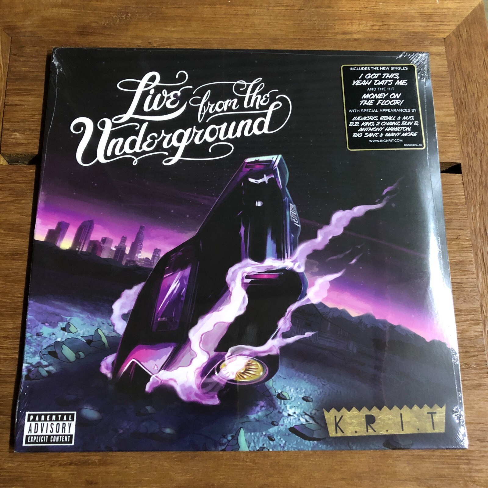 [Rare Ltd SEALED Vinyl] Big K.R.I.T. ‎– Live From The Underground /2 Chainz Krit