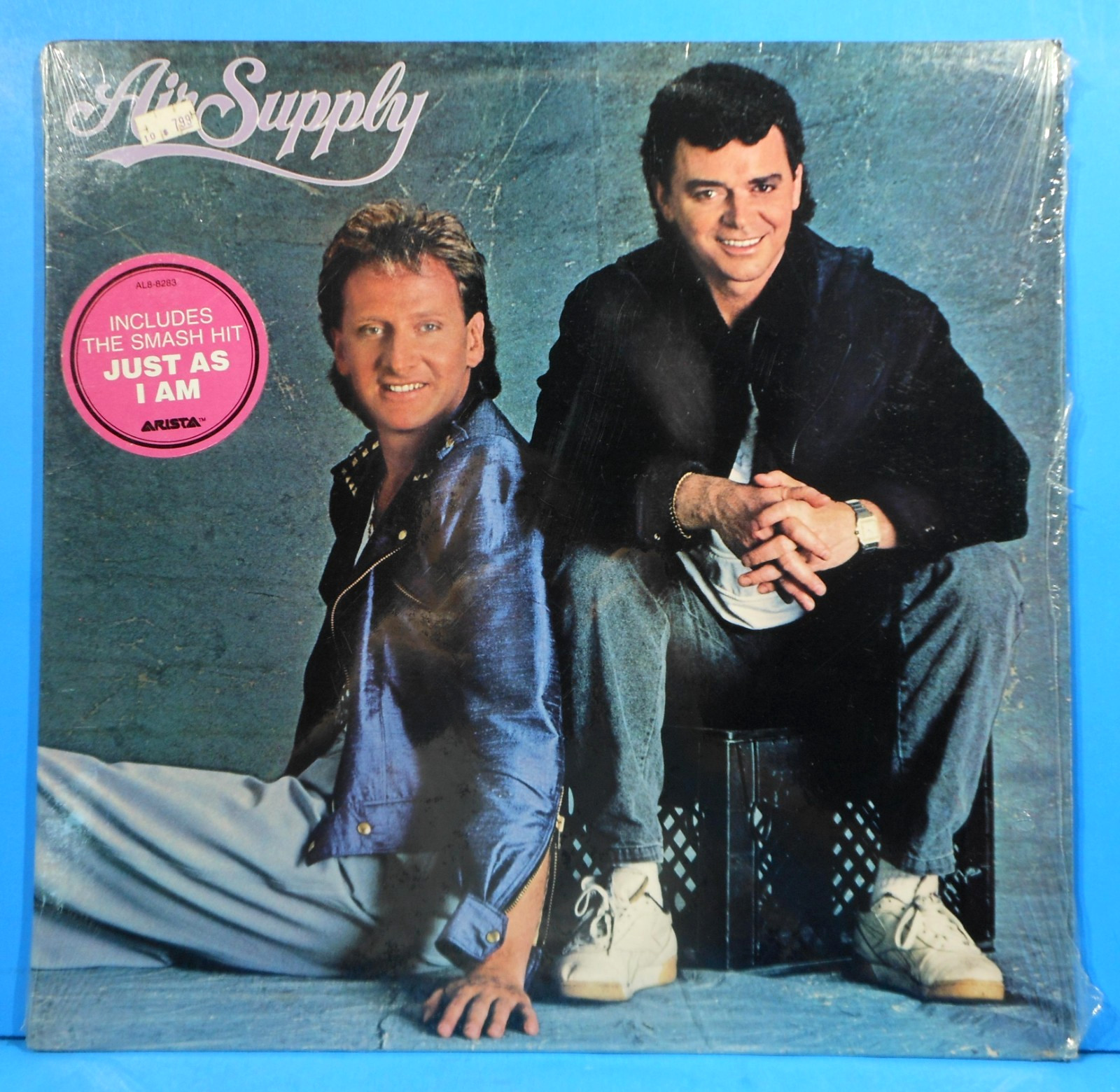 AIR SUPPLY SELF VINYL LP 1985 ORIGINAL SHRINK GREAT CONDITION! VG++/VG++!!A