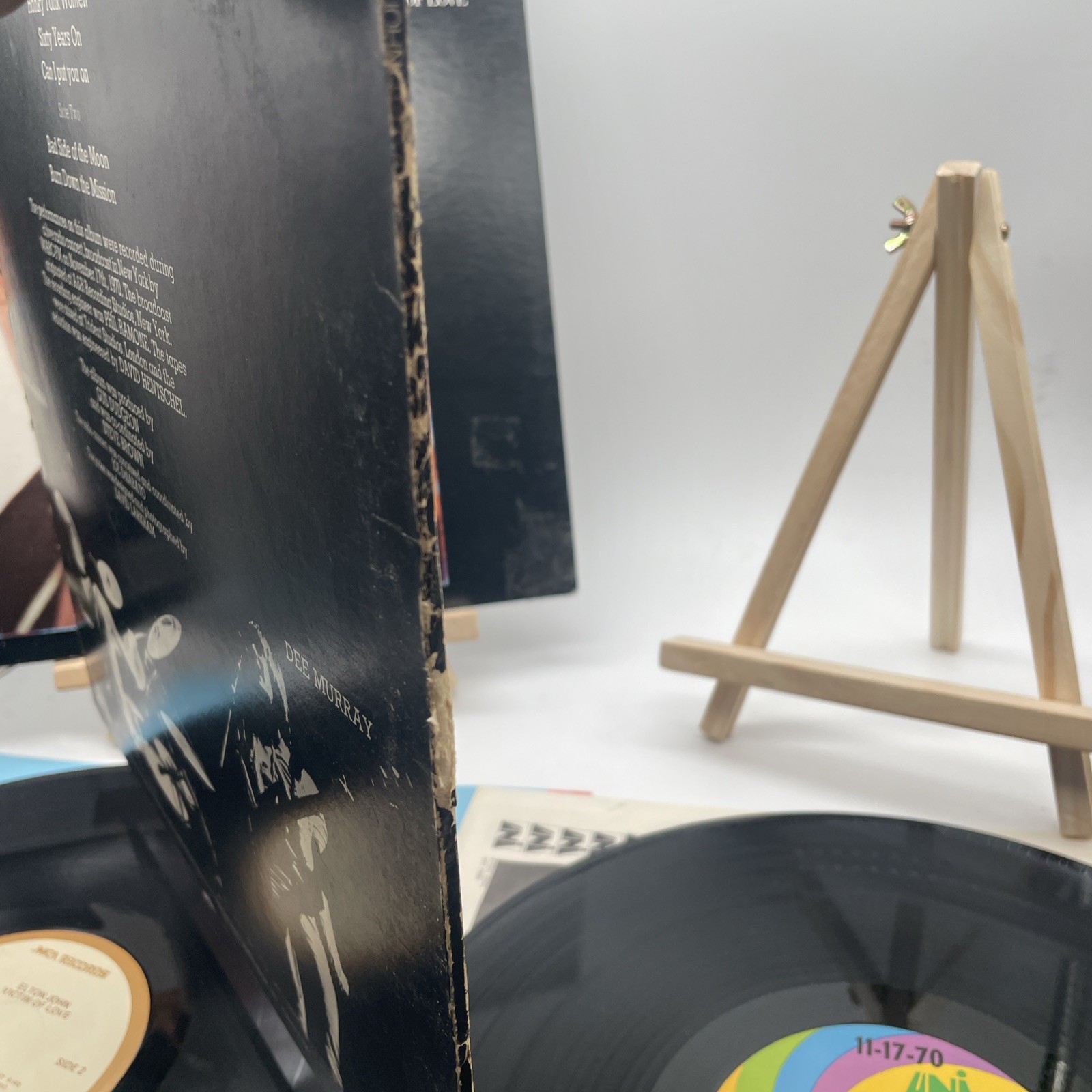 Elton John – 11 17 70 & Victim of Love 2 Album Lot