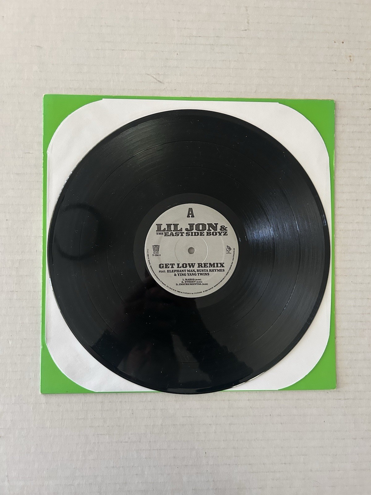 Lil Jon & The East Side Boyz Get Low (Remix) / Get Low (Merengue Mix) Maxi Vinyl