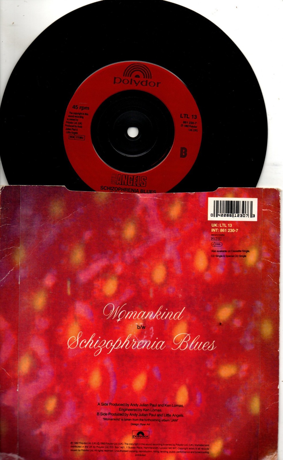 Little Angels:Womankind/Schizophrenia blues:UK Polydor:1992