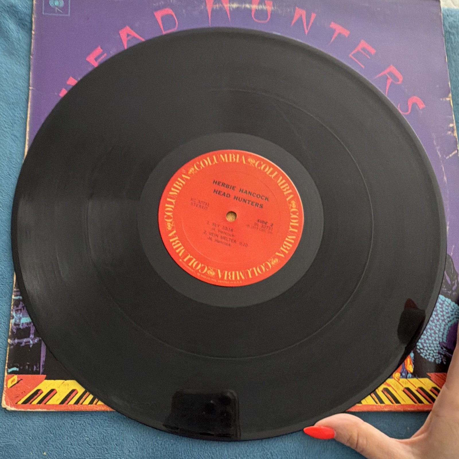 Herbie Hancock Head Hunters vinyl Record Album LP KC 32731 – 1973 Jazz Funk