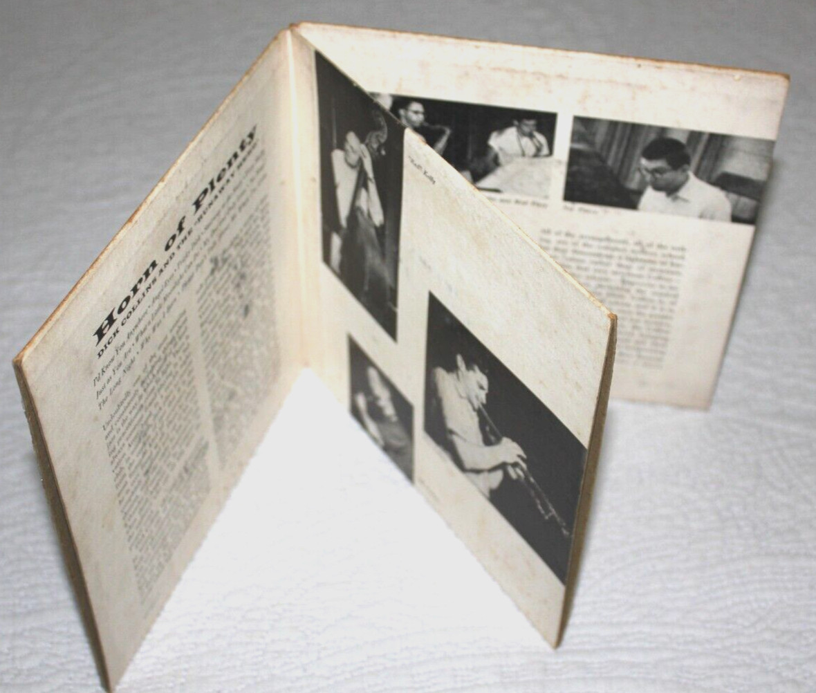 DICK COLLINS & THE RUNAWAY HERD-Horn Of Plenty (1954 3 x 7″ Vinyl EP + PS/Cover)
