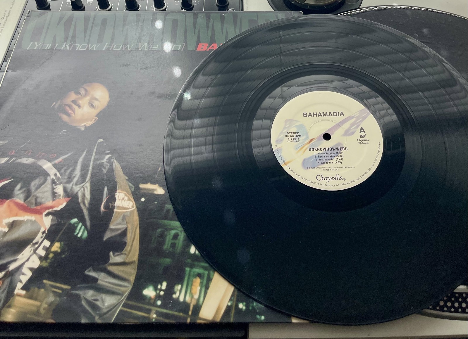 Bahamadia – Uknowhowwedu OG 1995 Press 12″ PROMO in Picture Cover VG+/VG