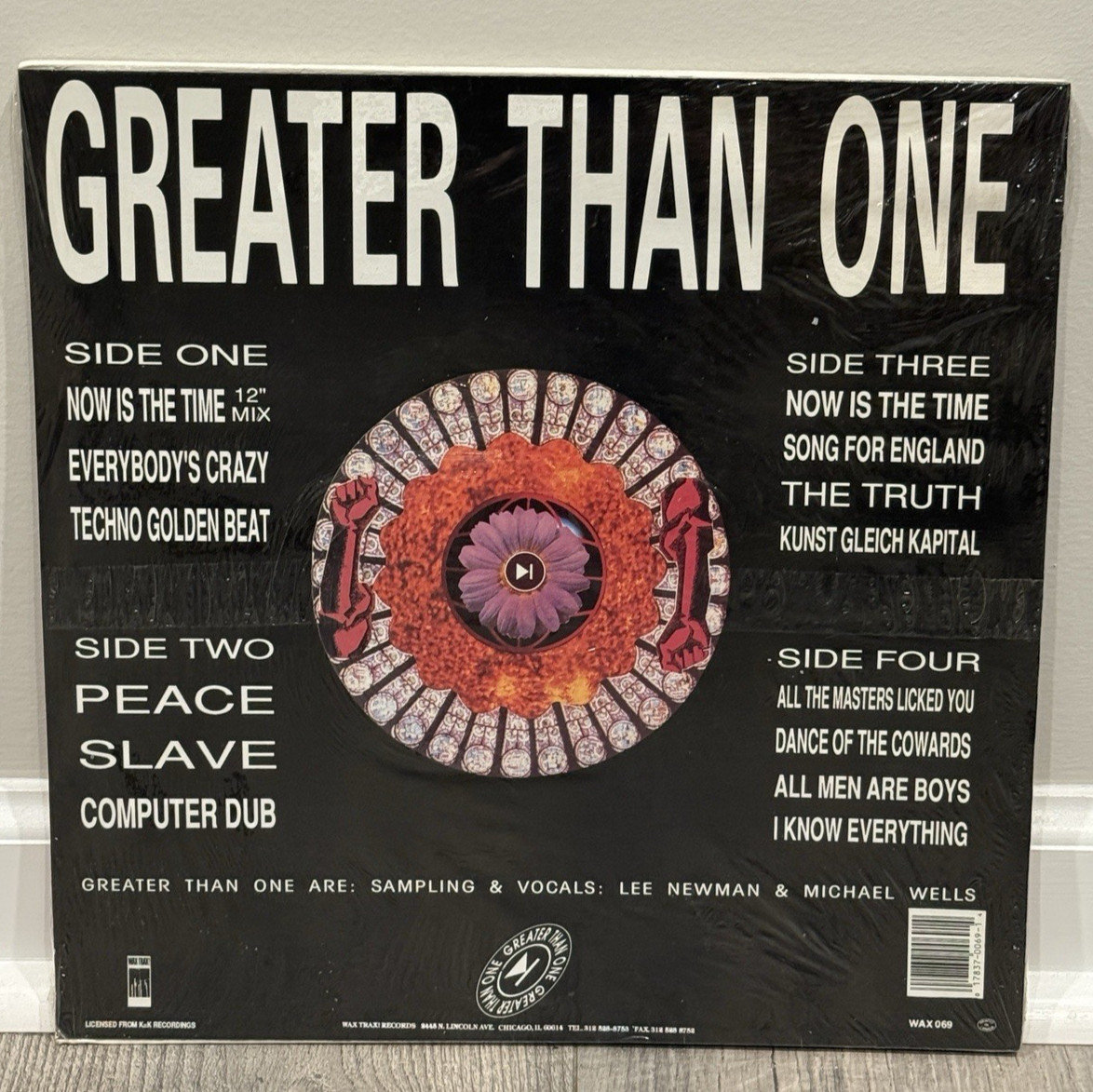 SEALED Greater Than One London 2x / Double LP Vinyl Record Set Wax Trax! WAX069