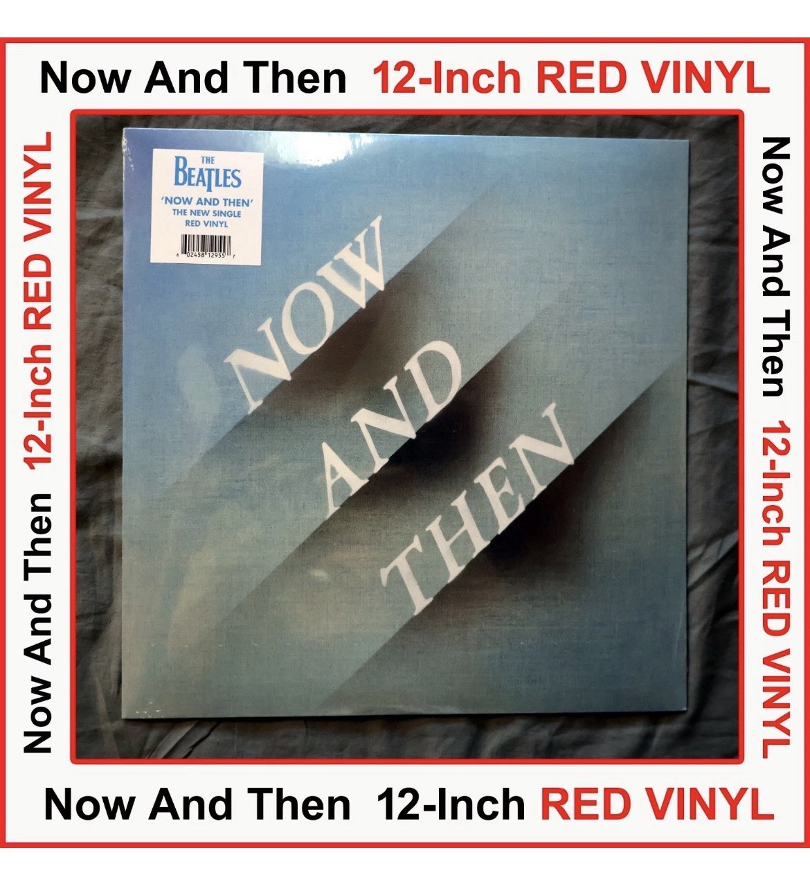 The Beatles Now And Then Target Exclusive Red 12″ Single Vinyl LP NEW SEALED