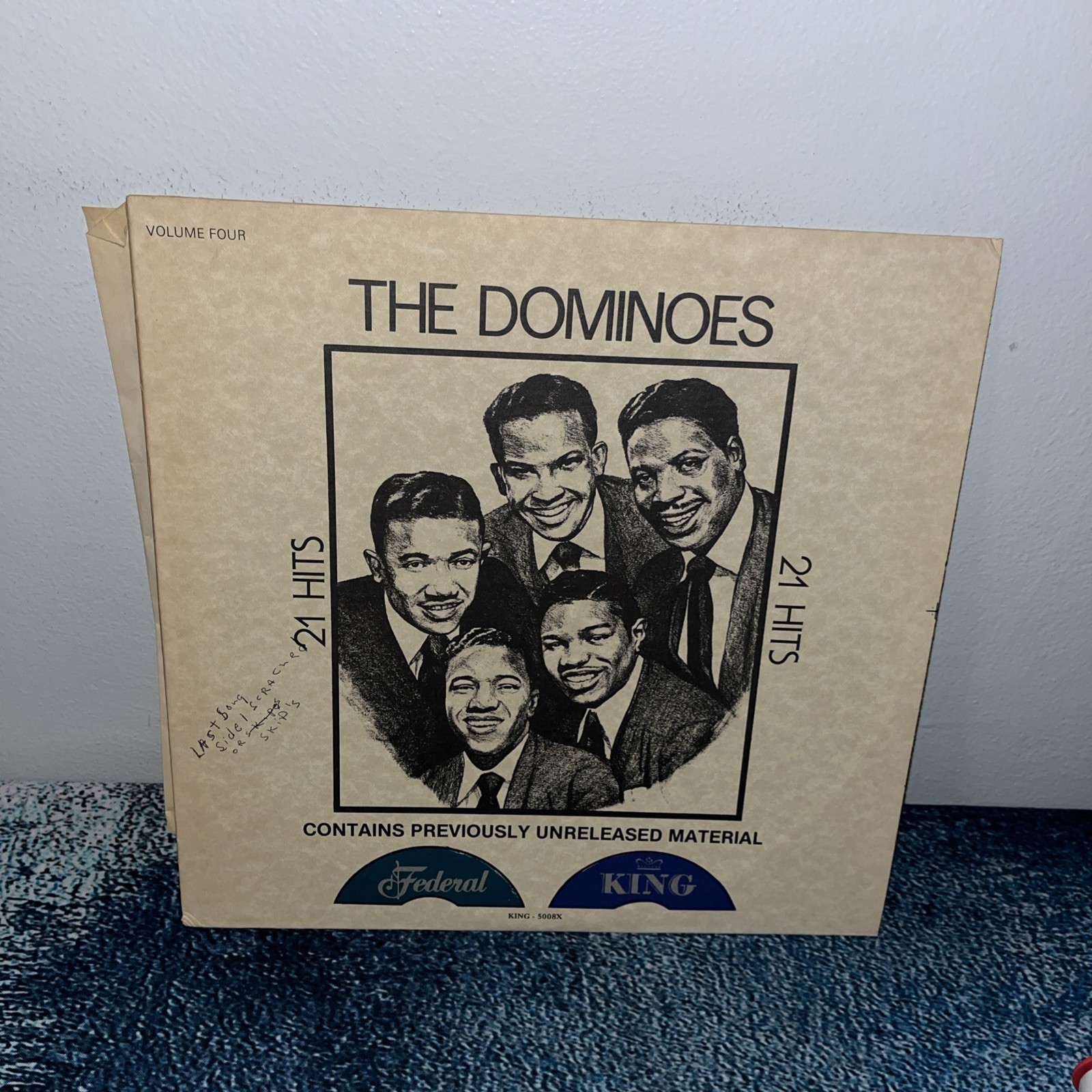 Billy Ward and The Dominoes LP 21 Hits LP Vinyl Federal/King Records EX