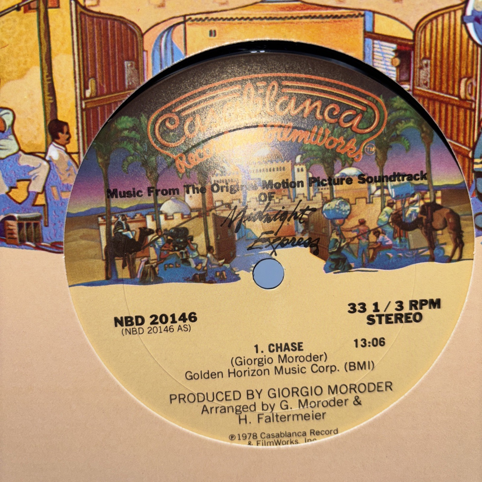 Giorgio Moroder-Chase-Disco Soundtrack Casablanca Records NBD 20146 1978 Single