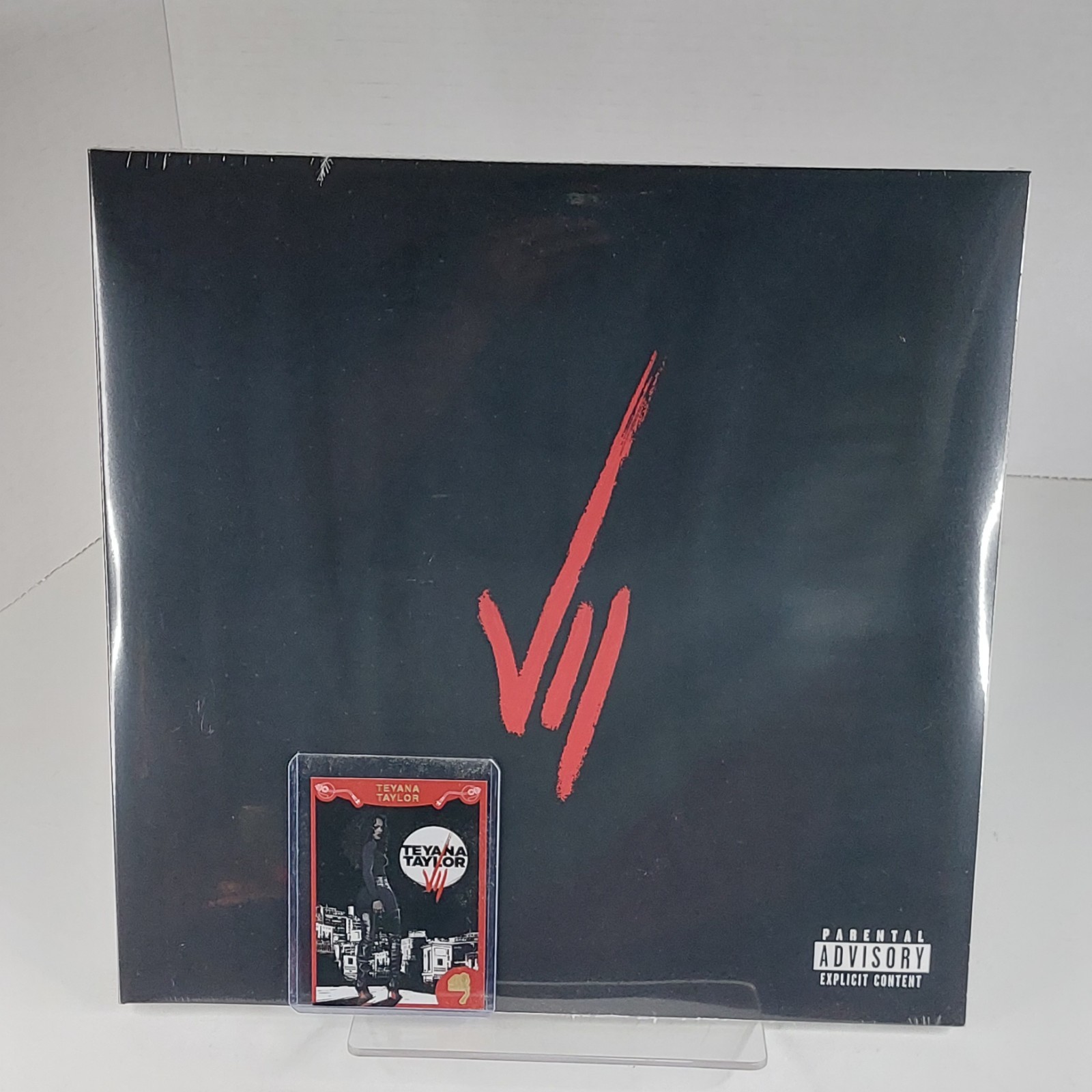 Teyana Taylor Vii Red Black Vinyl LP Limited Edition X/2000 With Trading Card