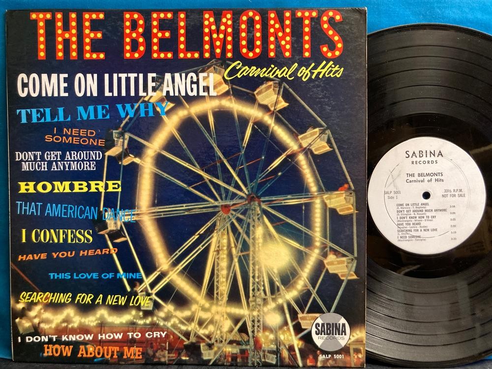 DION~BELMONTS CARNIVAL OF HITS~VG++ 1962 WHITE LABEL PROMO~SABINA~COME ON ANGEL