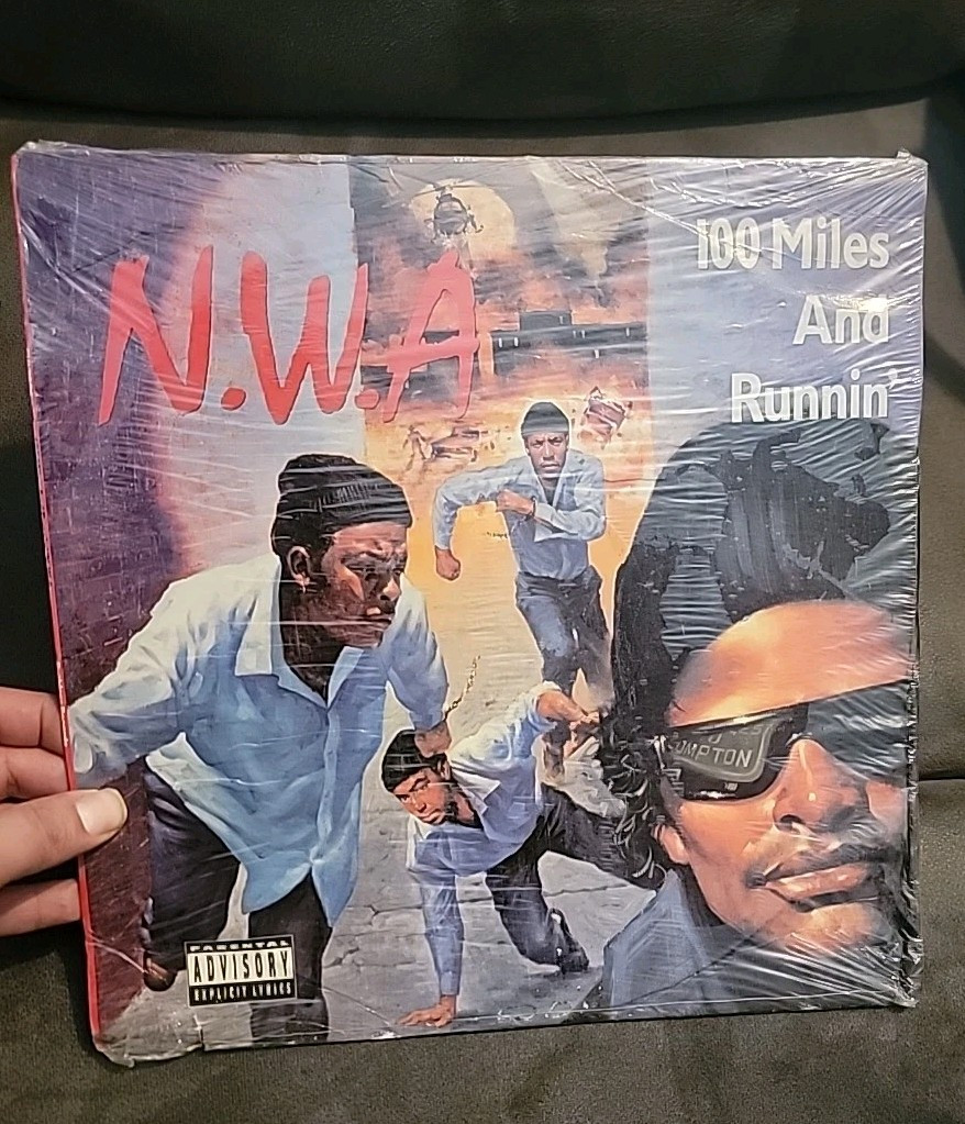 EAZY-E N. W. A 100 Miles and Runnin’ (Vinyl, Aug-1990Priority Records)Sealed