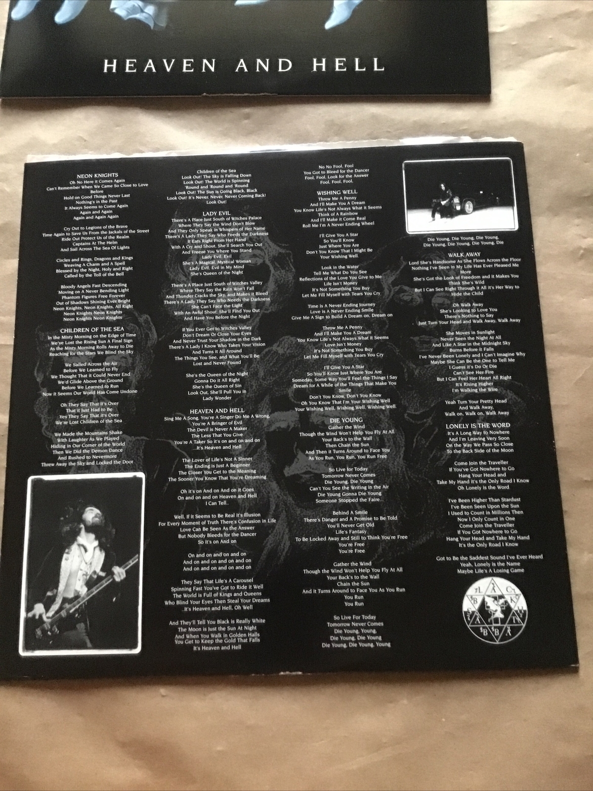 Black Sabbath,Heaven and Hell,Vinyl,Earmark,41041,W/ Hype Sticker,rare