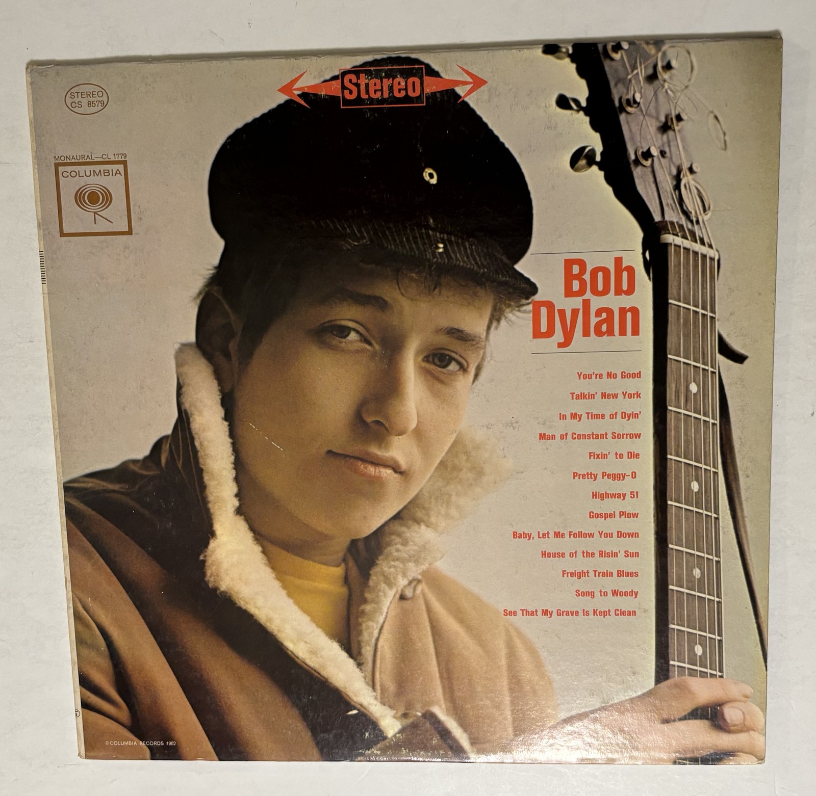 Bob Dylan Self-Titled LP CS 8579 360 Sound Stereo Columbia Vinyl Record VG v