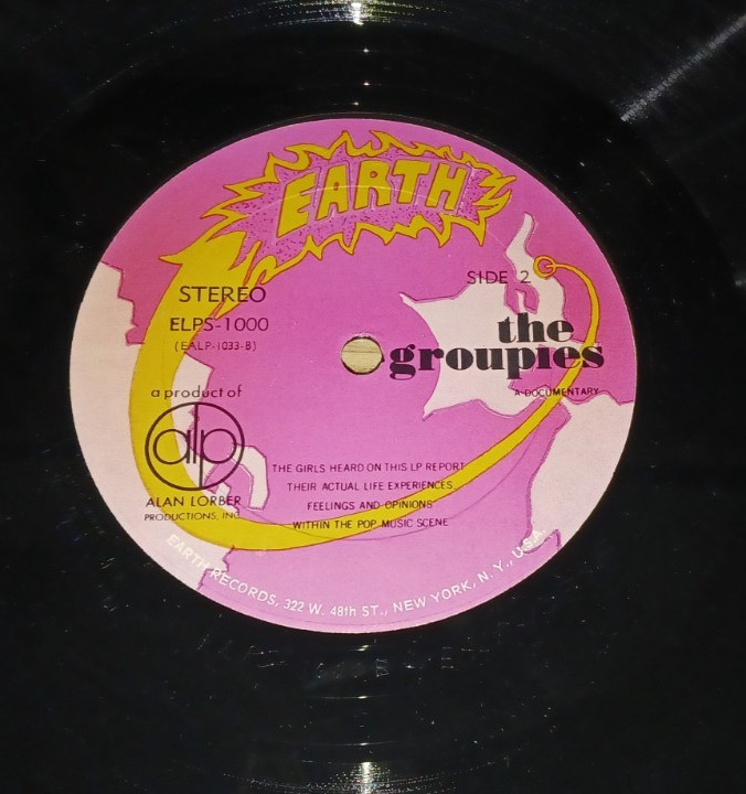 THE GROUPIES (1969) NON-MUSIC/INTERVIEW DIALOGUE. ELPS 1000. EX/EX !!!!