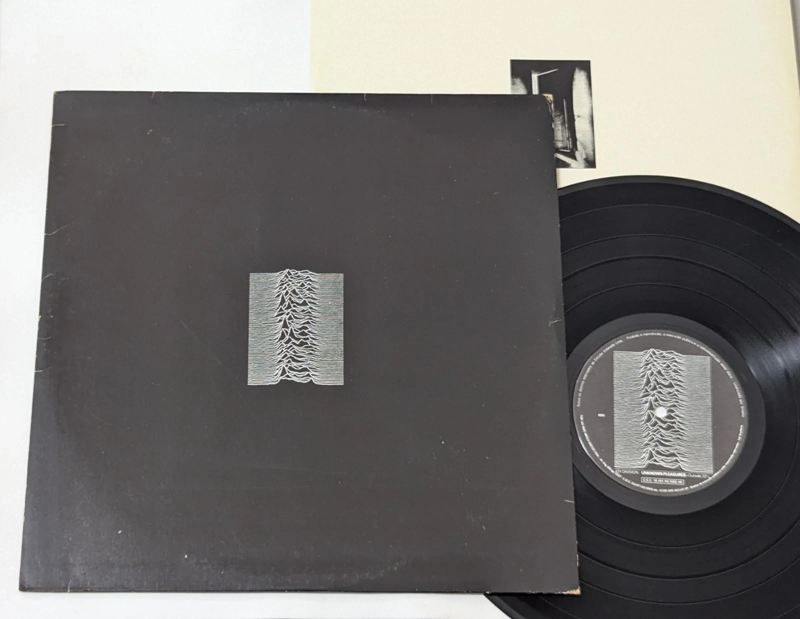 Joy Division – Unknown Pleasure BRAZIL LP 1988 Insert
