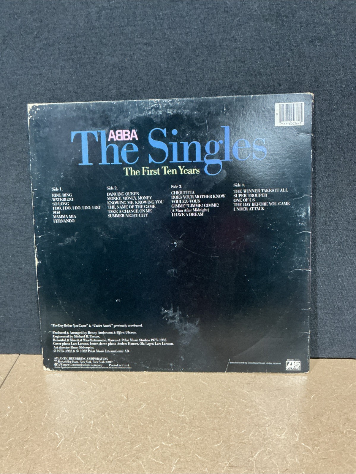 ABBA! The Singles, The First Ten Years! Very Good Condition!