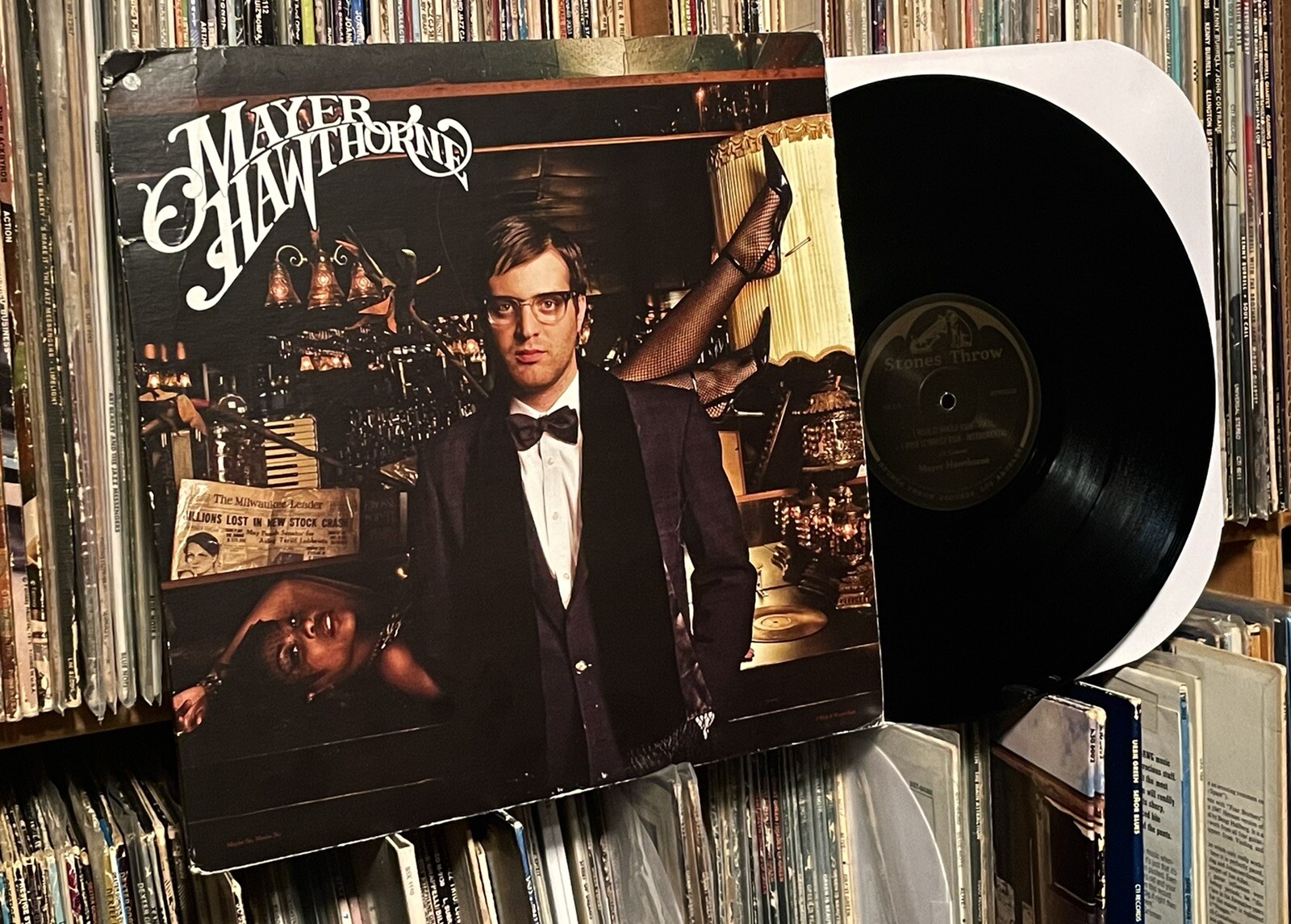 MAYER HAWTHORNE “Maybe So Maybe No & I Wish It Would Rain” Stones Throw 12″ dubs