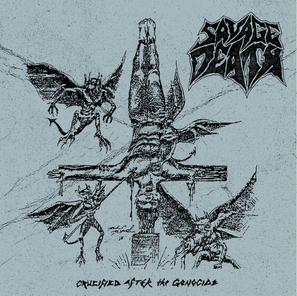 Savage Death Crucified after the genocide F.O.A.D. LP Splatter Vinyl