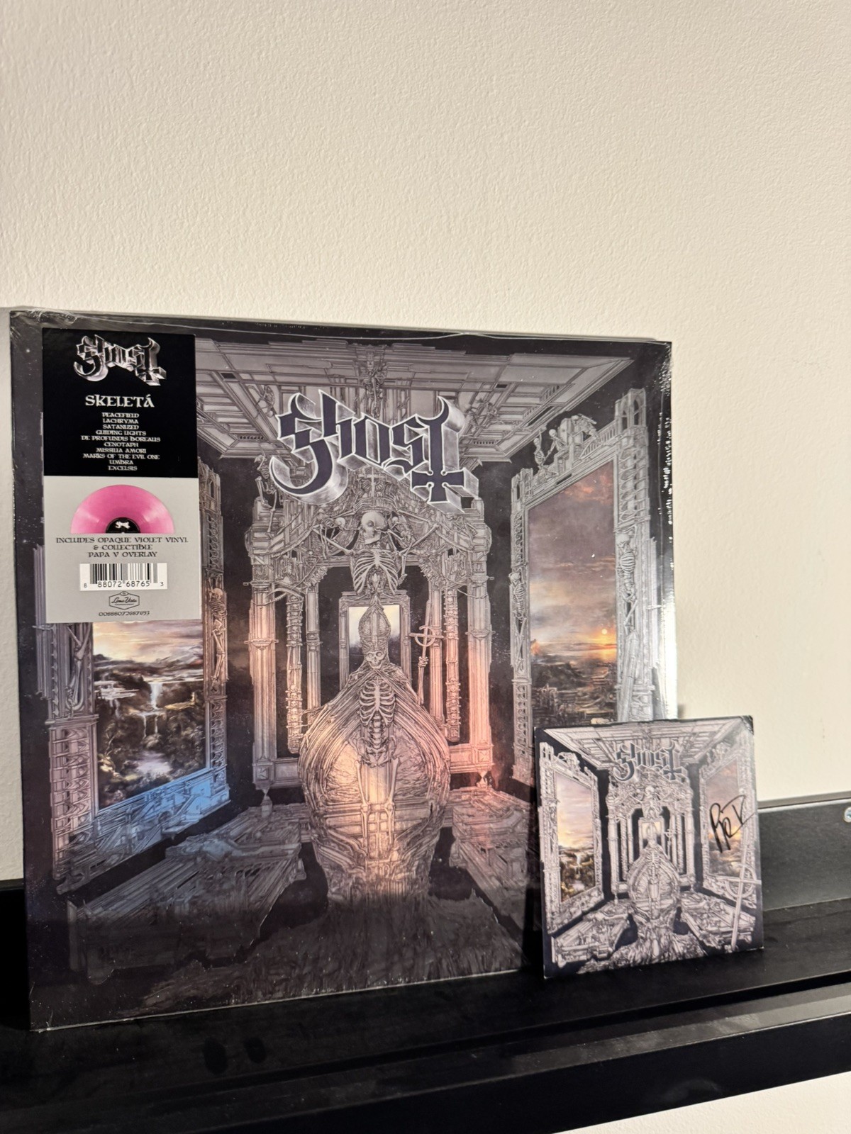 Ghost Skeleta Vinyl Violet & SIGNED print Limited