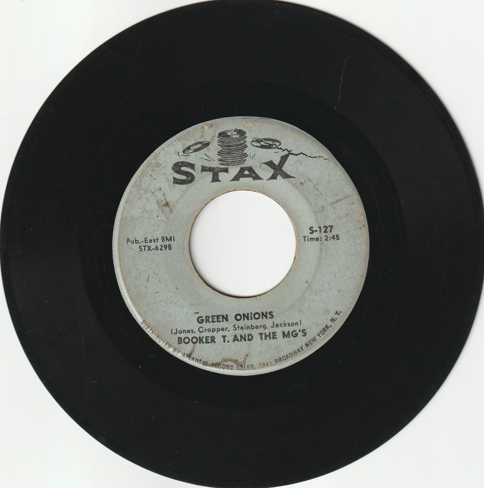 Booker T. and the MG’s – Green Onions / Behave Yourself 7″ Vinyl 45 Record 1962