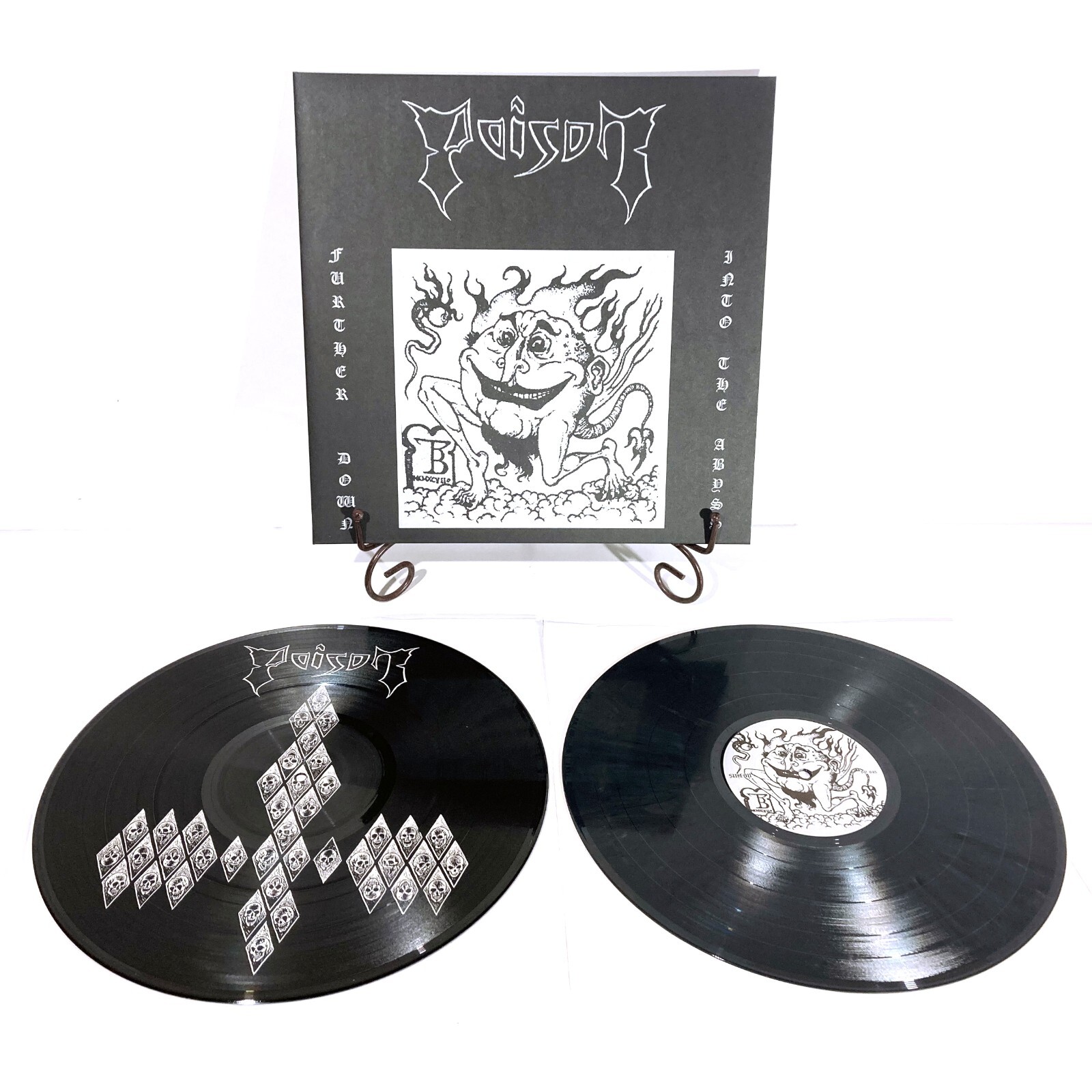 POISON Further Down Into The Abyss Gatefold Double LP Splatter and Picture Vinyl