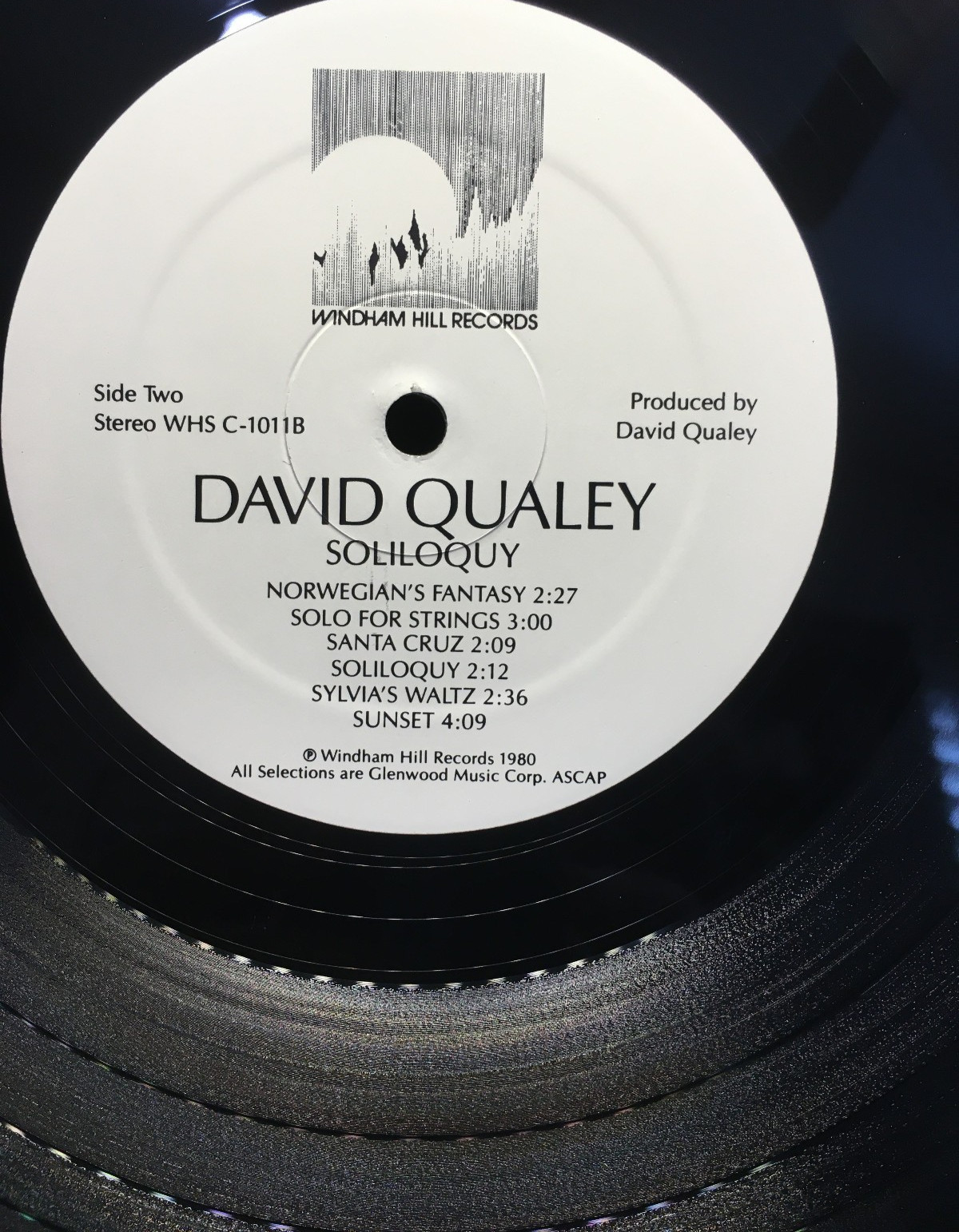 David Qualey “Soliloquy” Windham Hill Virtuostic Fingerstyle Acoustic Guitar NM