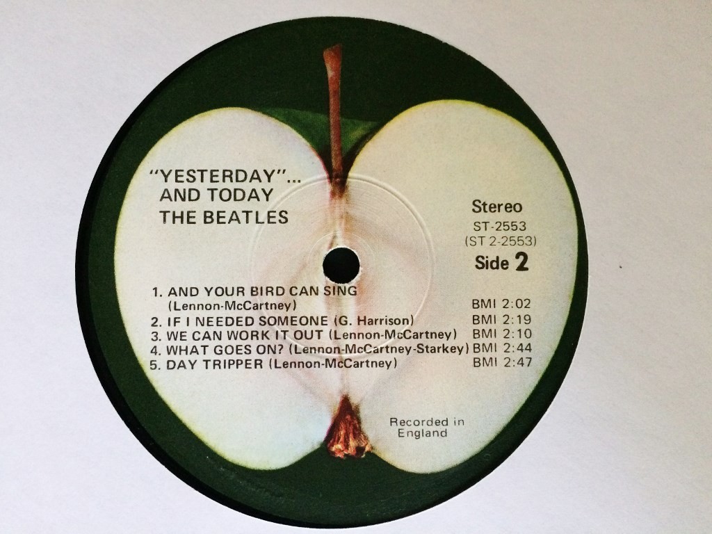 Beatles, Apple, 1971,Re-Issue, Variant APP 2553.SR2 A (af), Yesterday And Today