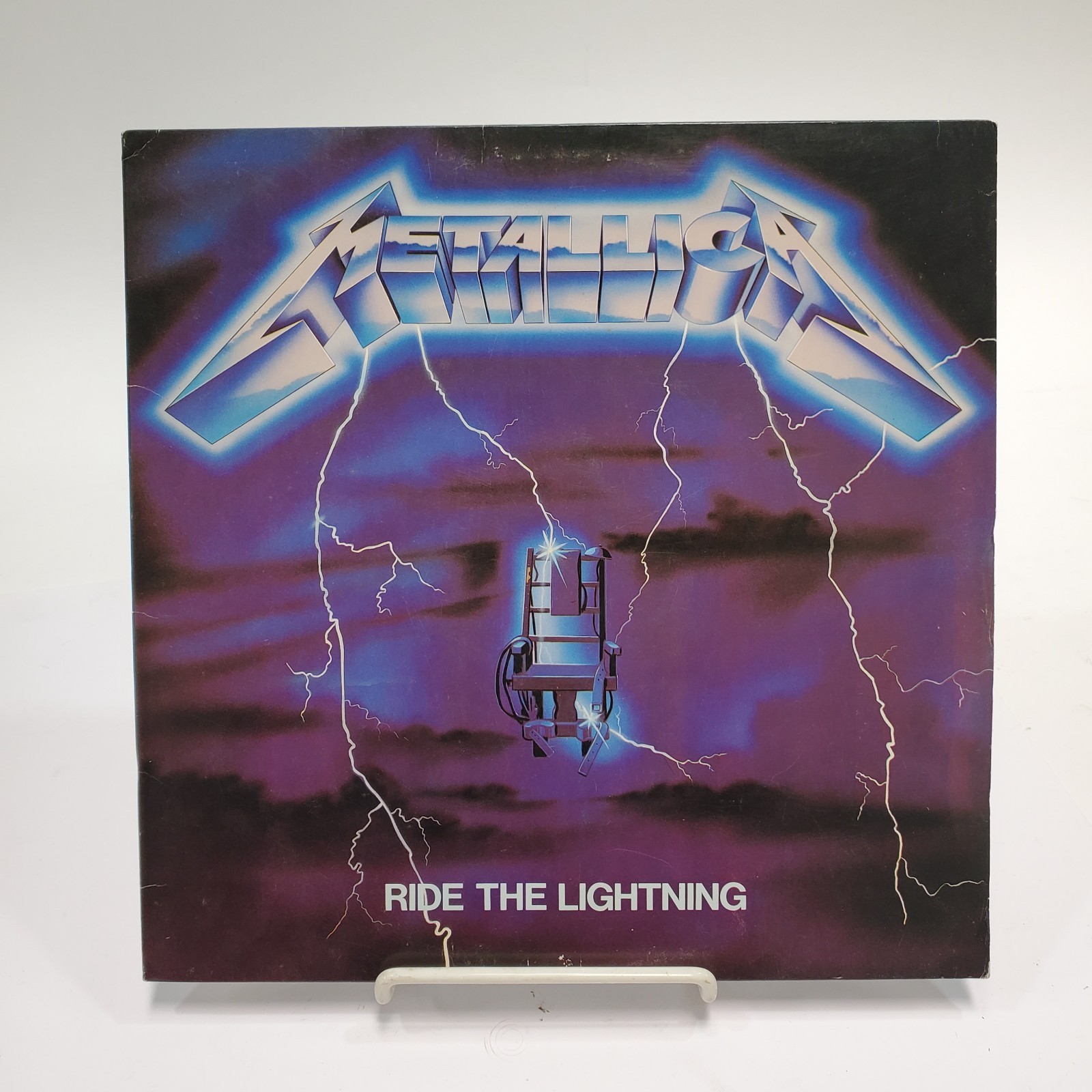 Metallica Ride The Lightning Vinyl LP w/Original Inner Sleeve Elektra 60396-1 VG