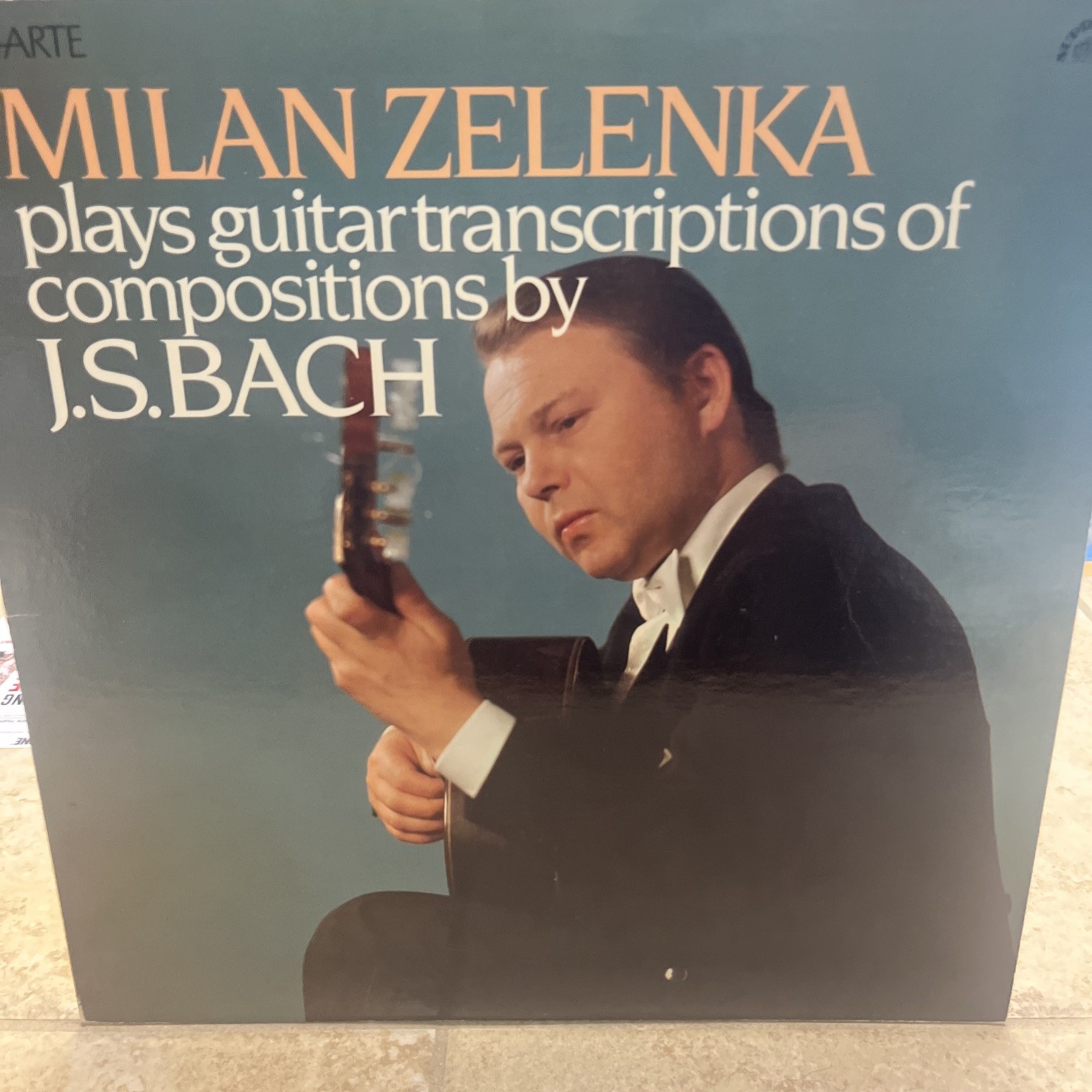 Milan Zelenka plays guitar transcriptions of compositions of J.S.Bach vinyl 1978
