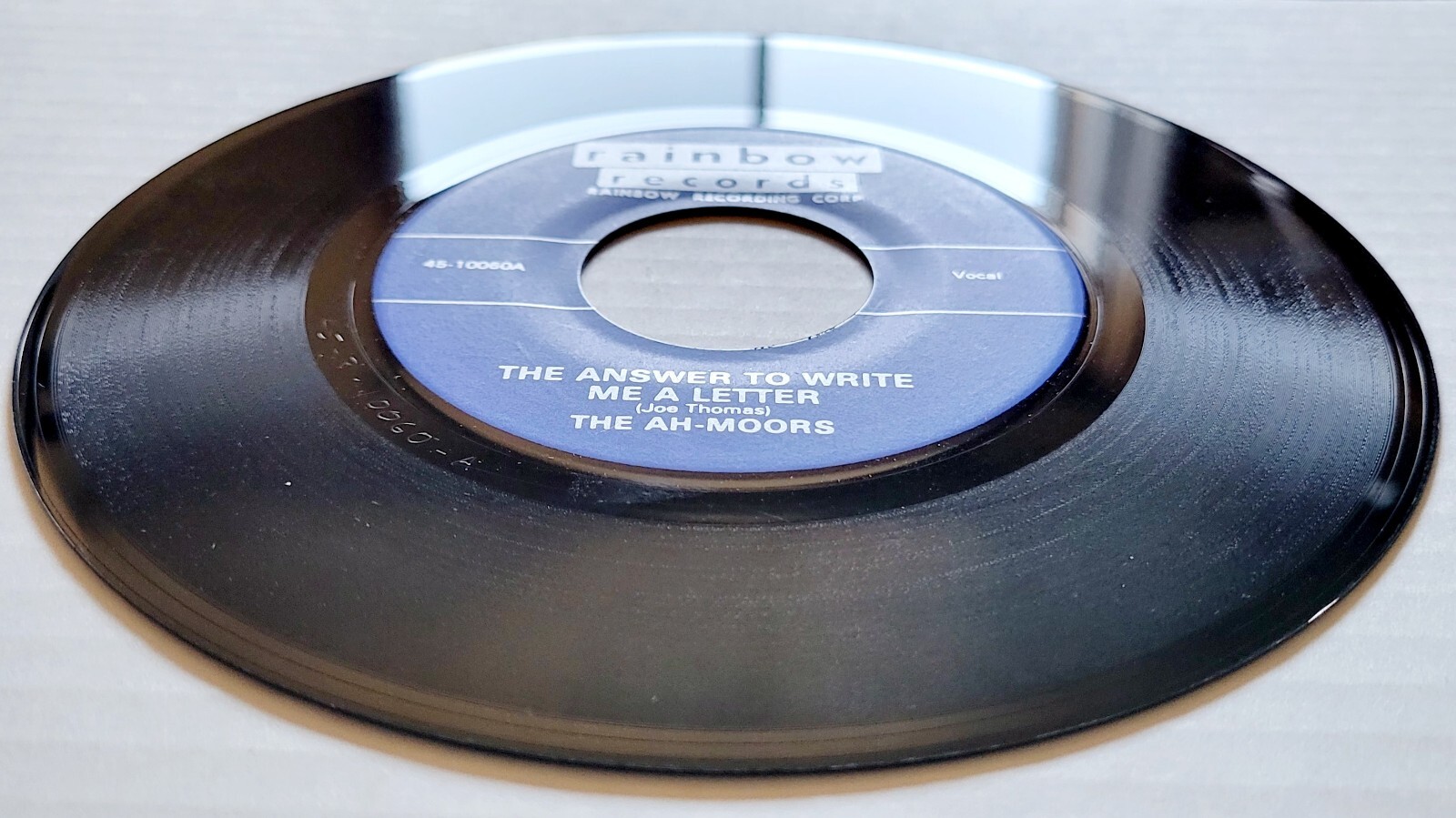 The Ah Moors – The Answer To Write Me A Letter/Honey, Honey, Honey on rainbow…