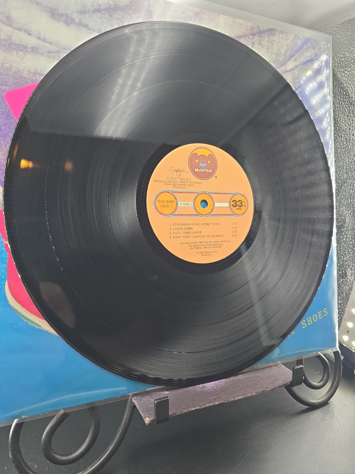 Foghat Tight Shoes LP 1980 Bearsville BHS 6999 Jacksonville Press EX/VG
