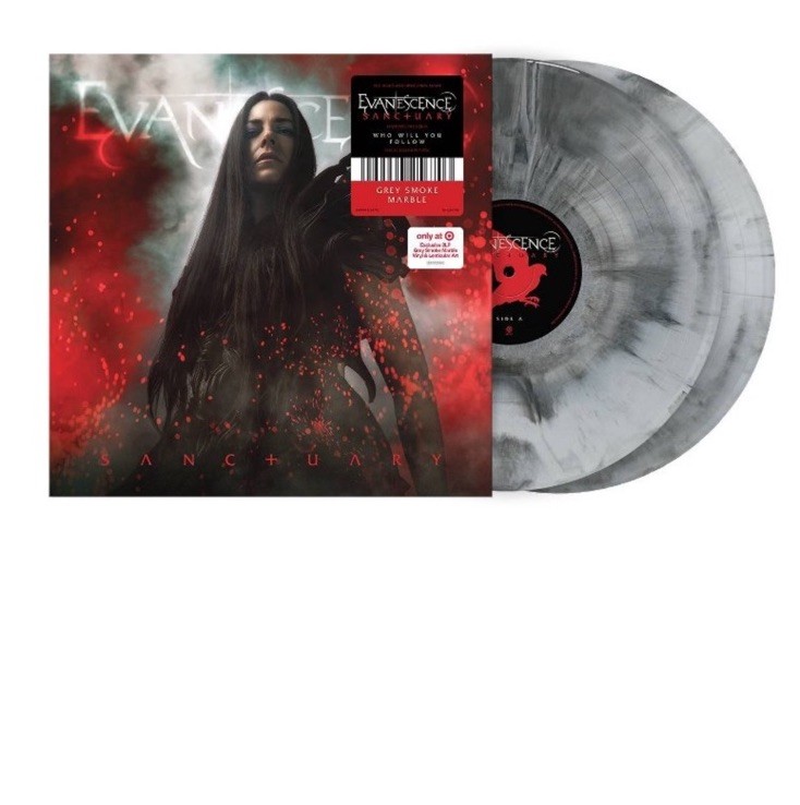 EVANESCENCE SANCTUARY VINYL GREY SMOKE MARBLE 2LP