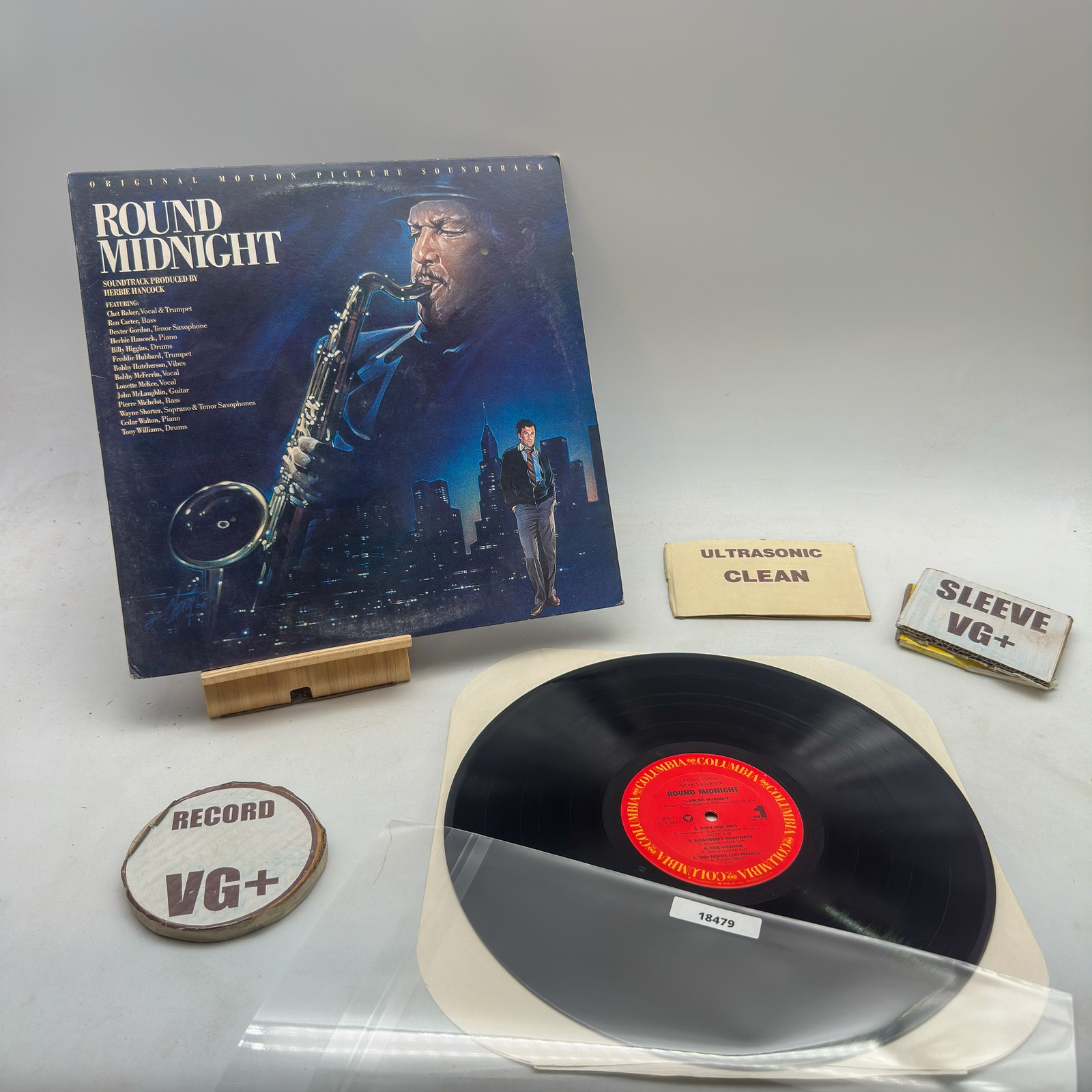 Herbie Hancock, Various- Round Midnight – Original Mot… VG+/VG+ 1986