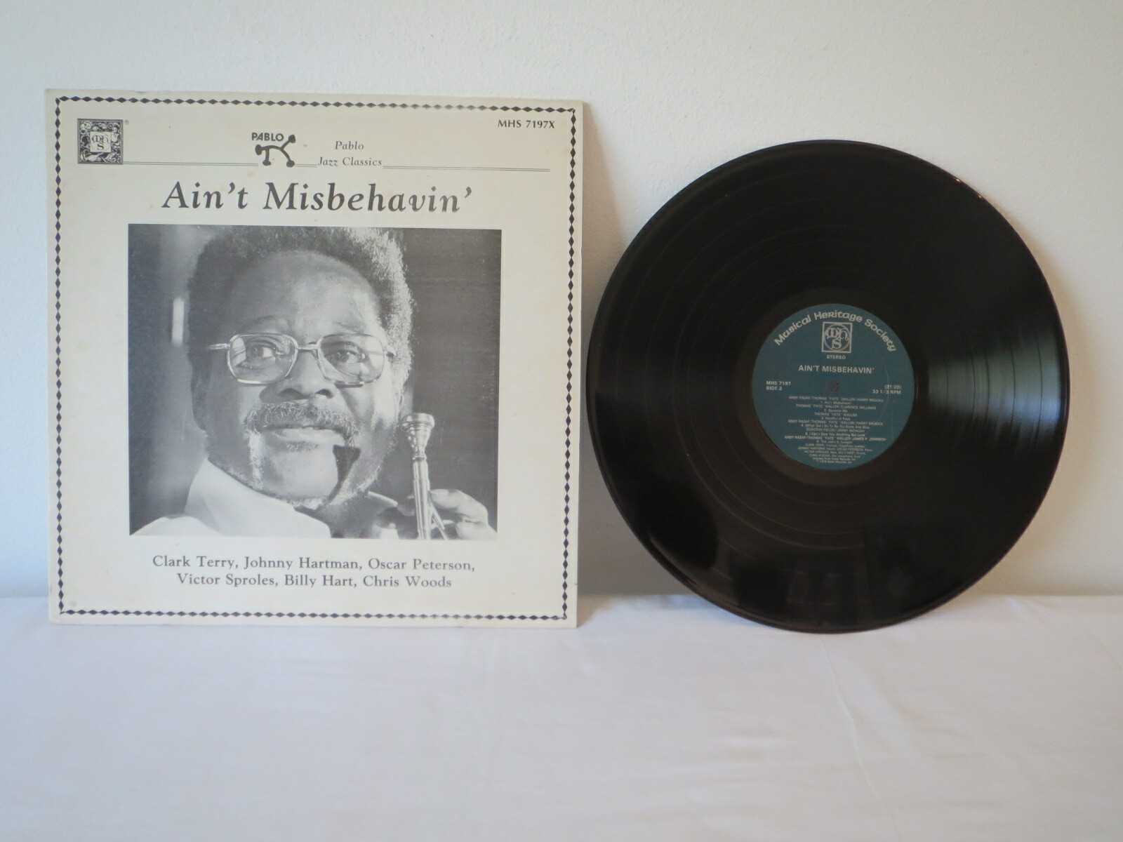 Musical Heritage Society Ain’t Misbehavin Pablo Jazz MHS 7197X Vinyl LP 1985