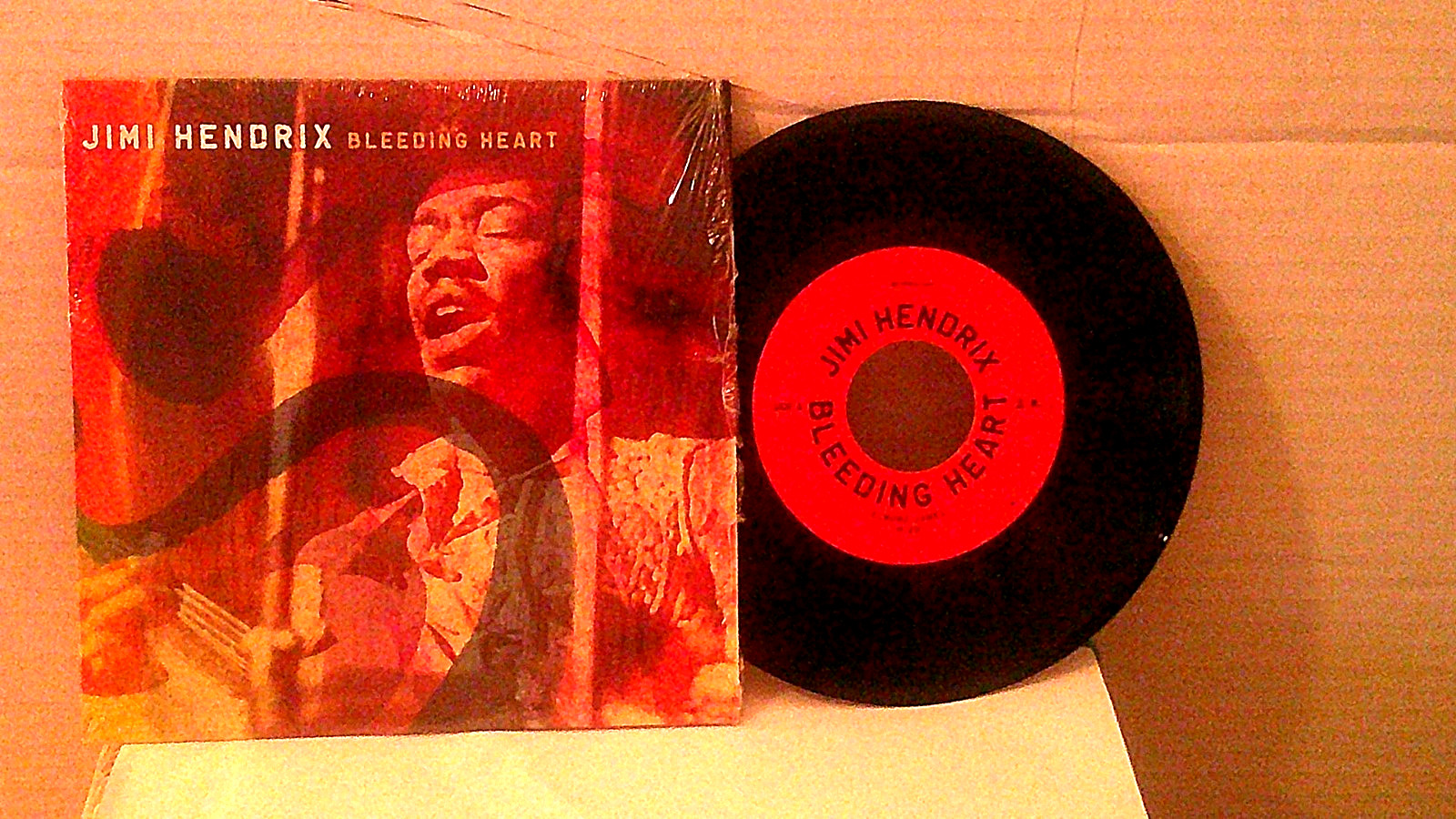 Jimmy Hendrix,Legacy,”Bleeding Heart”US,7″45 w P/S,2010, In Shrink, psych, Mint